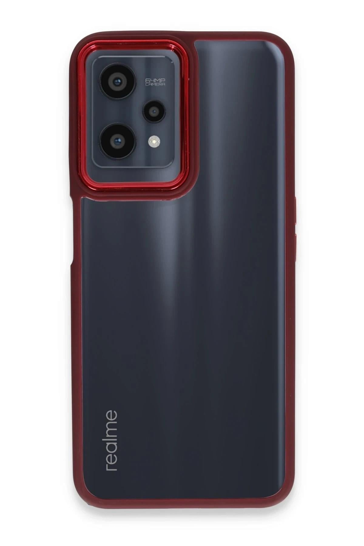 Mey İthalat®  Realme 9 Pro 5G Kılıf Dora Kapak - Kırmızı