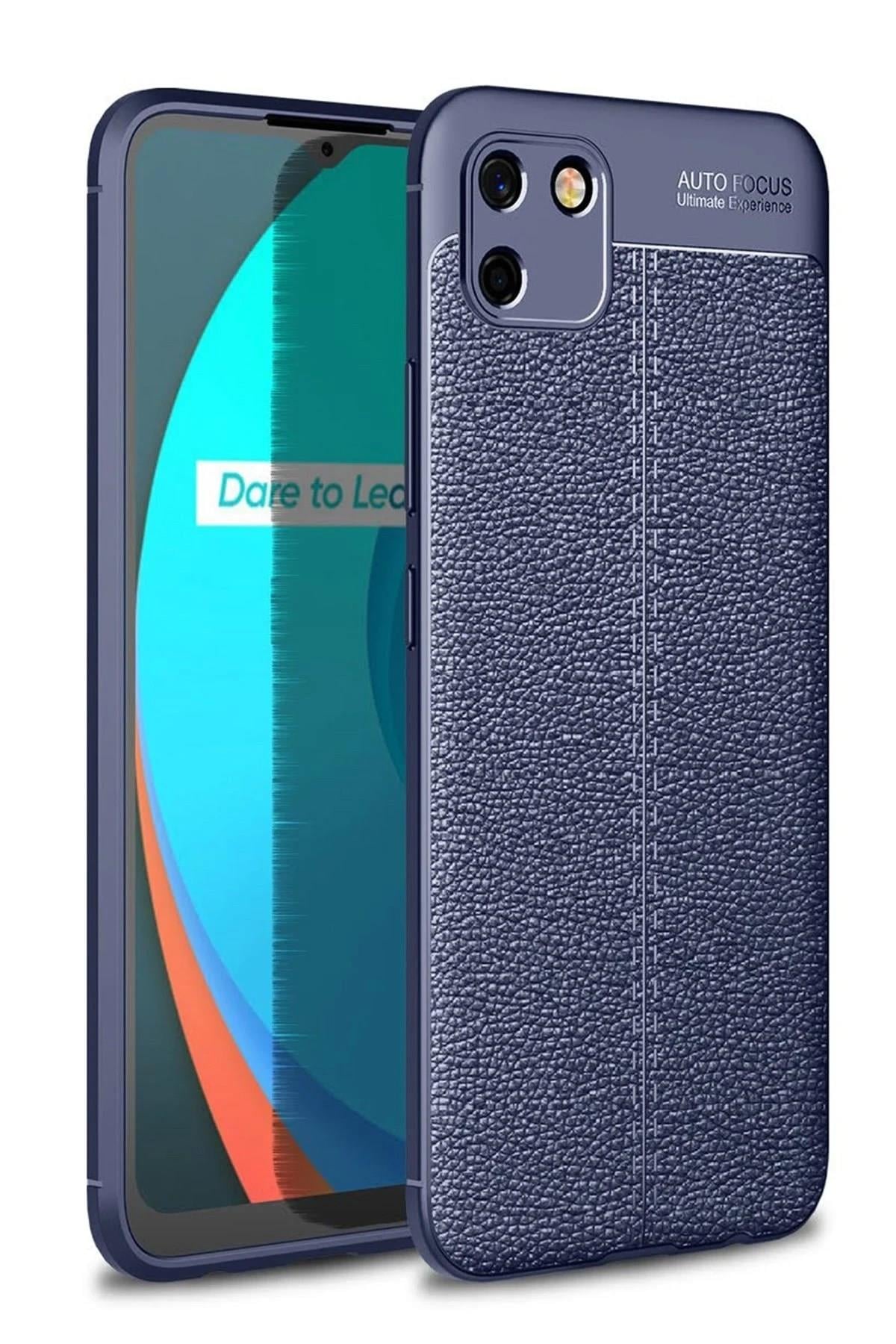 Mey İthalat®  Realme C11 2021 Kılıf Auto Focus Kapak - Lacivert