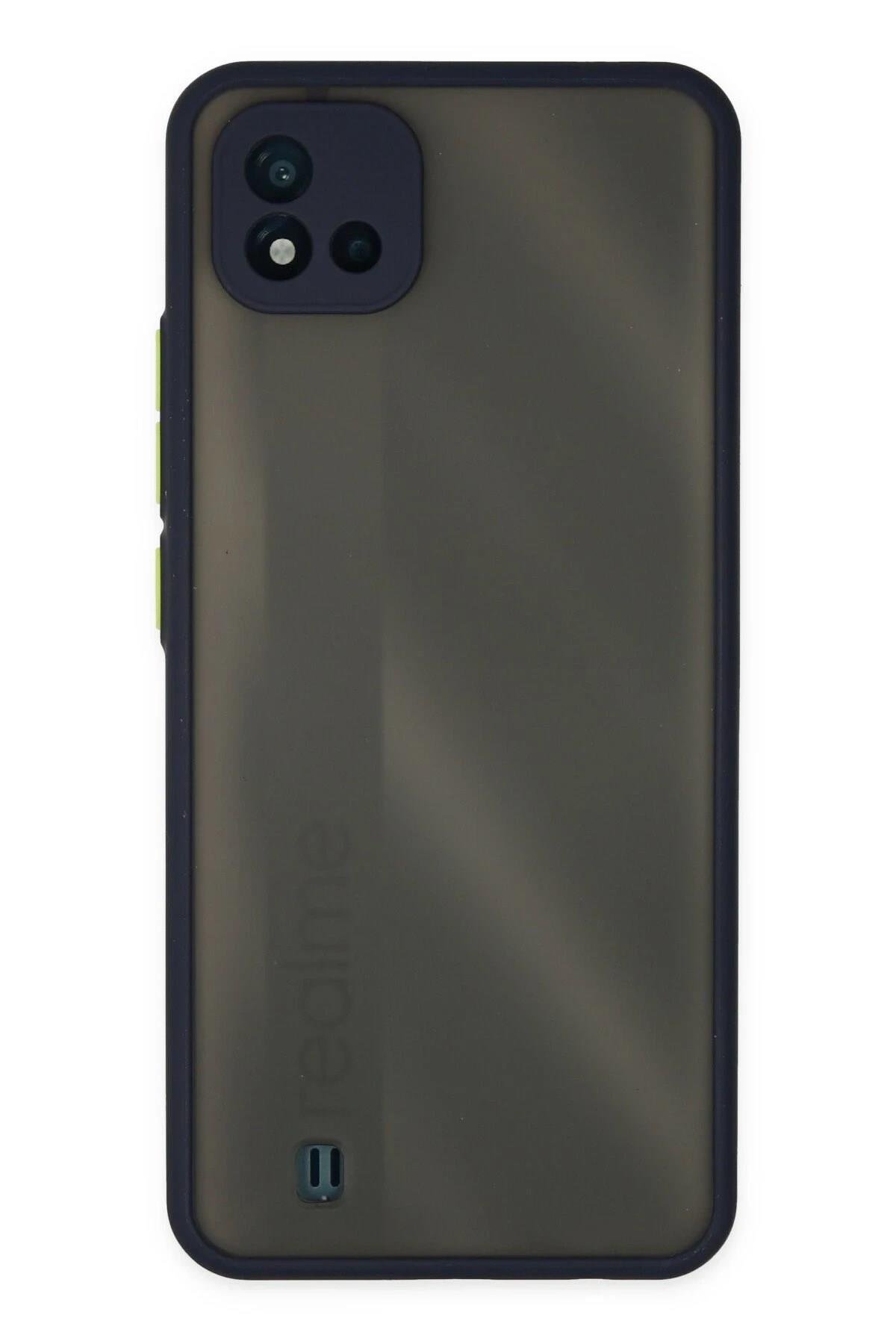 Mey İthalat®  Realme C11 2021 Kılıf Montreal Silikon Kapak - Lacivert