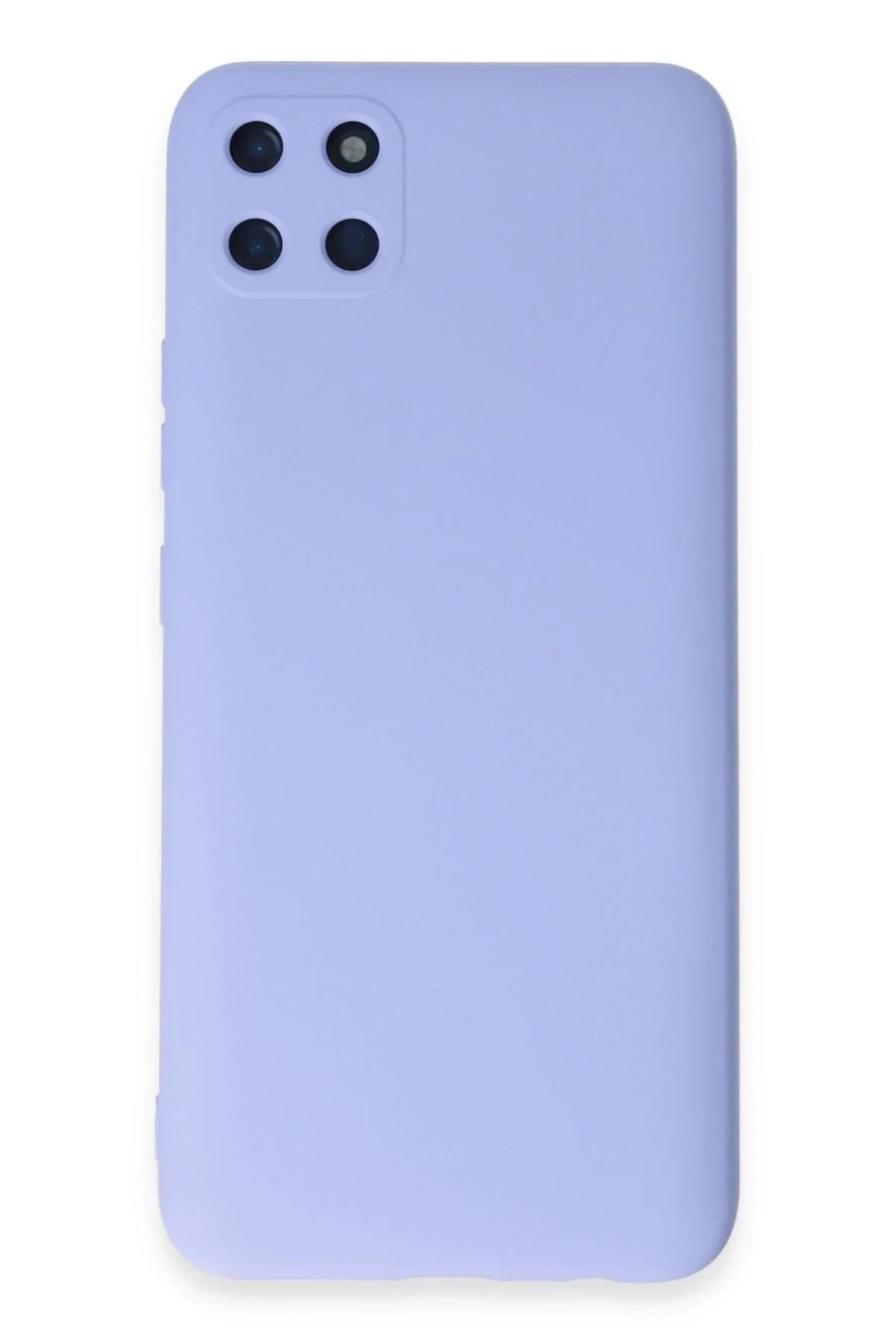 Mey İthalat®  Realme C11 Kılıf Nano içi Kadife Silikon - Lila