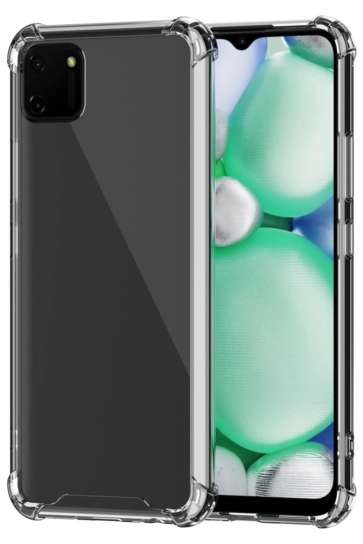 Mey İthalat®  Realme C11 Kılıf Olex Tpu Silikon - Şeffaf