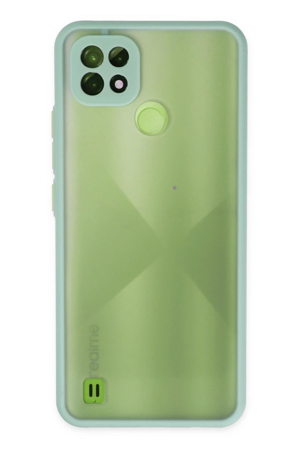 Mey İthalat®  Realme C21 Kılıf Montreal Silikon Kapak - Turkuaz