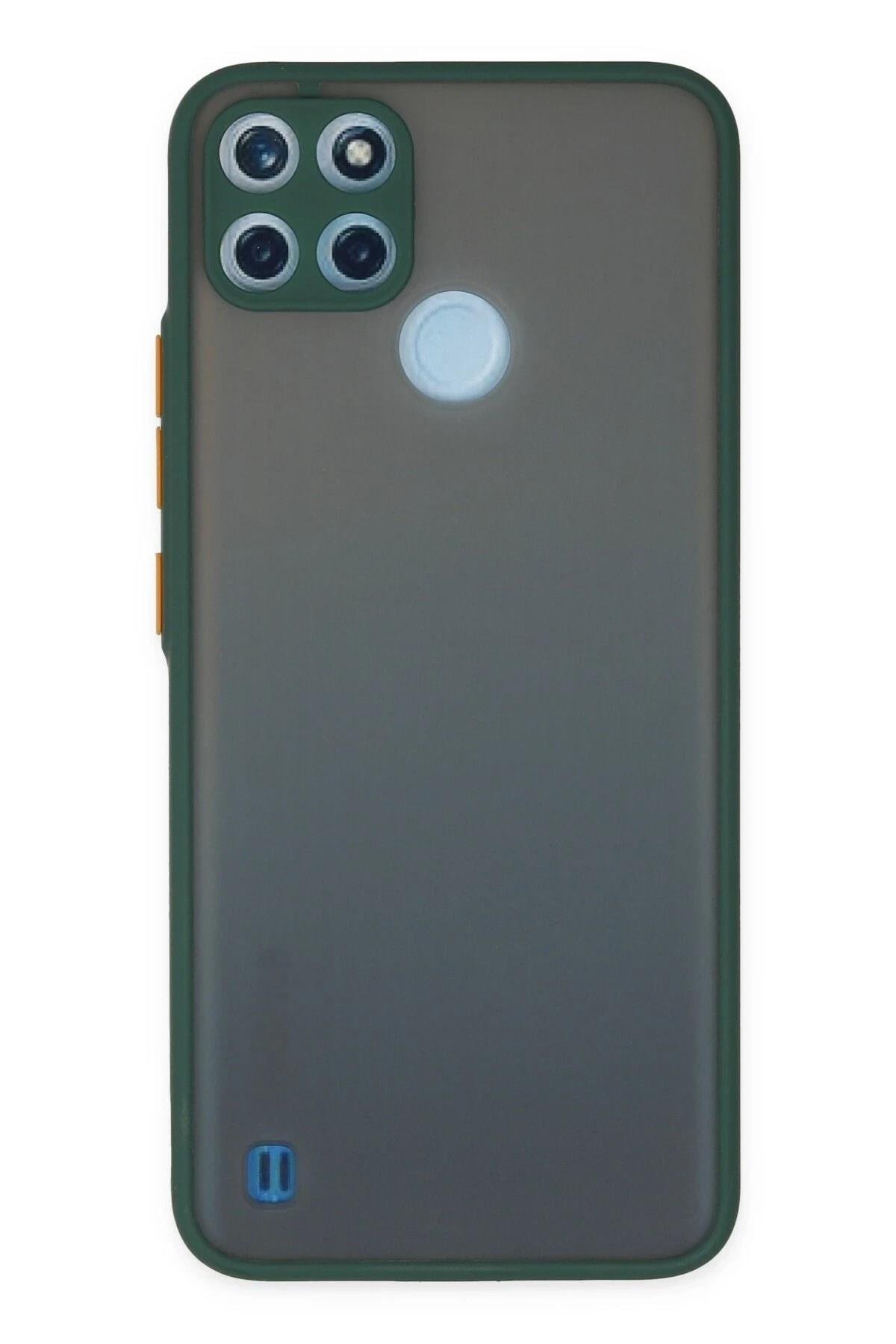 Mey İthalat®  Realme C21Y Kılıf Montreal Silikon Kapak - Yeşil