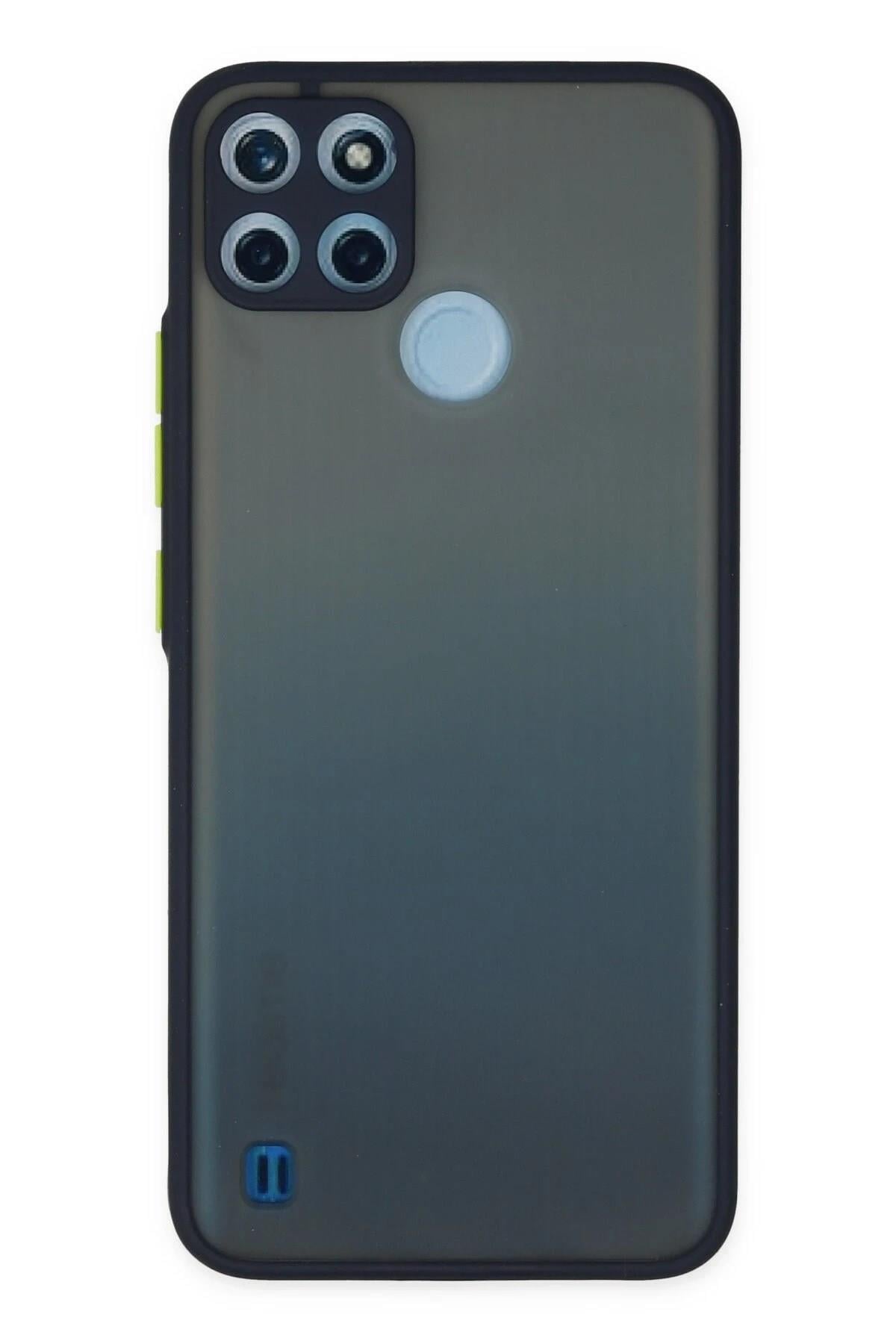 Mey İthalat®  Realme C21Y Kılıf Montreal Silikon Kapak - Lacivert