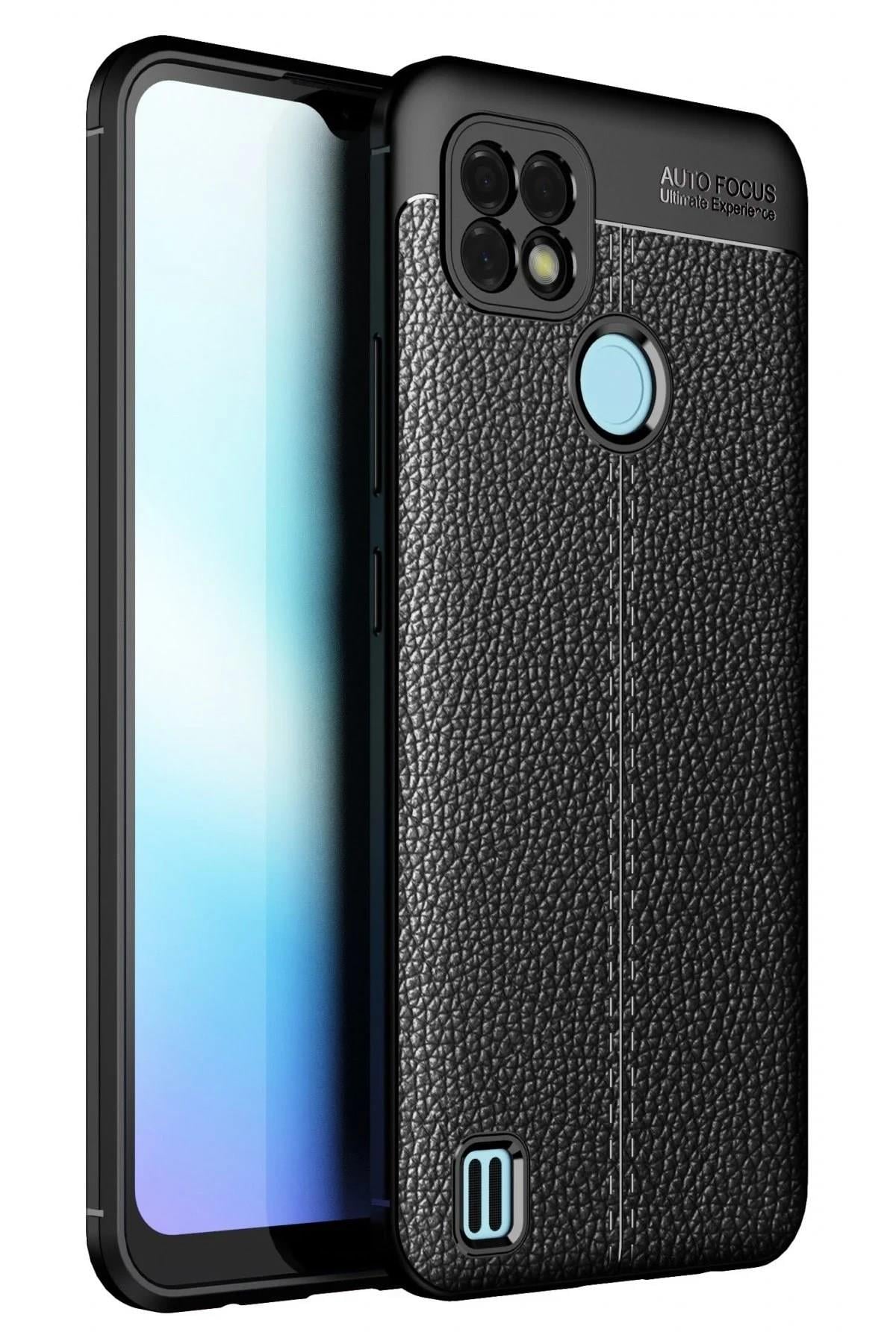 Mey İthalat®  Realme C25 Kılıf Auto Focus Kapak - Siyah