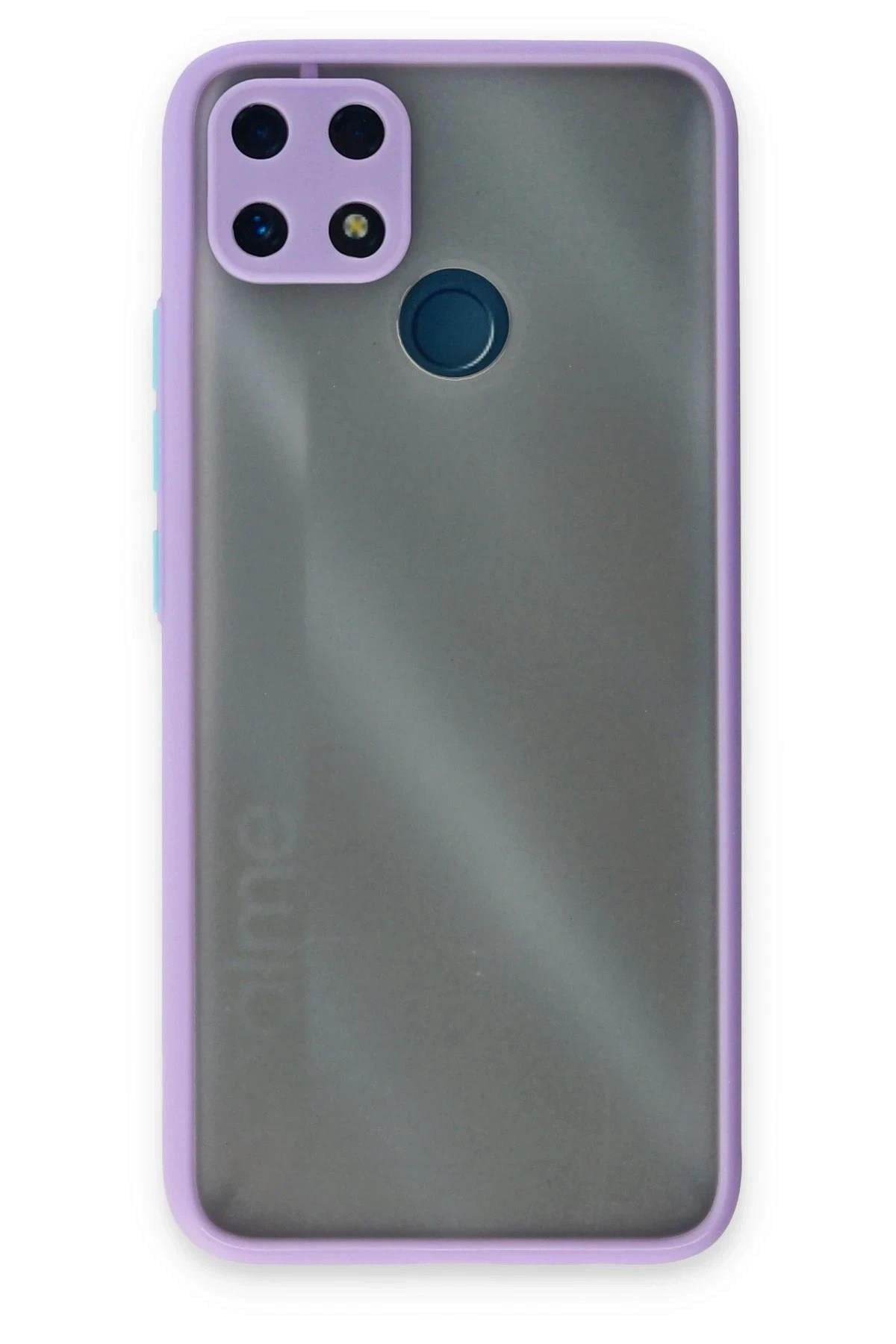 Mey İthalat®  Realme C25 Kılıf Montreal Silikon Kapak - Mor