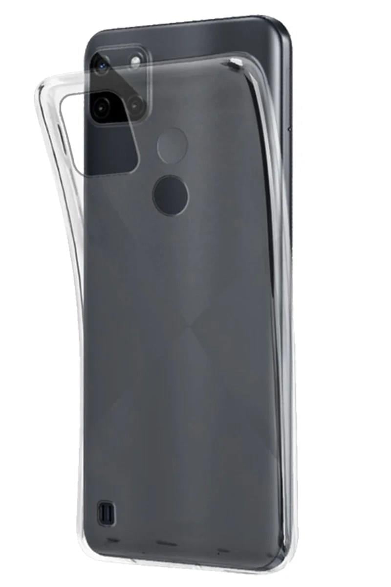 Mey İthalat®  Realme C25Y Kılıf Lüx Şeffaf Silikon