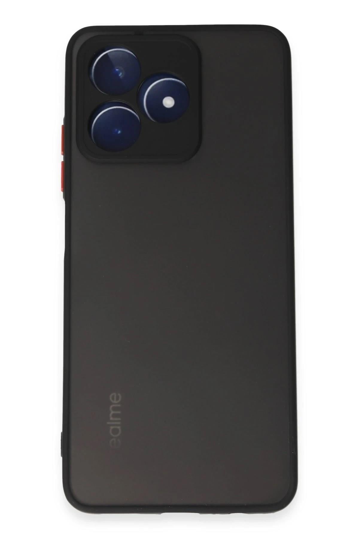Mey İthalat®  Realme C53 Kılıf Montreal Silikon Kapak - Siyah