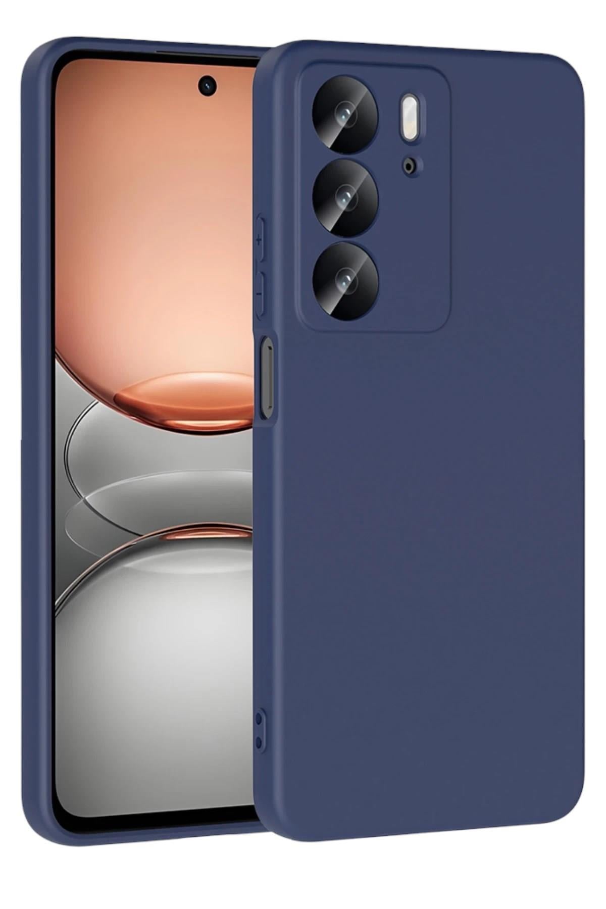 Mey İthalat®  Realme C75 4G First Silikon - Lacivert