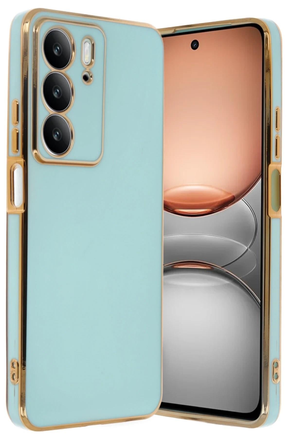 Mey İthalat®  Realme C75 4G Kılıf Volet Silikon - Açık Yeşil
