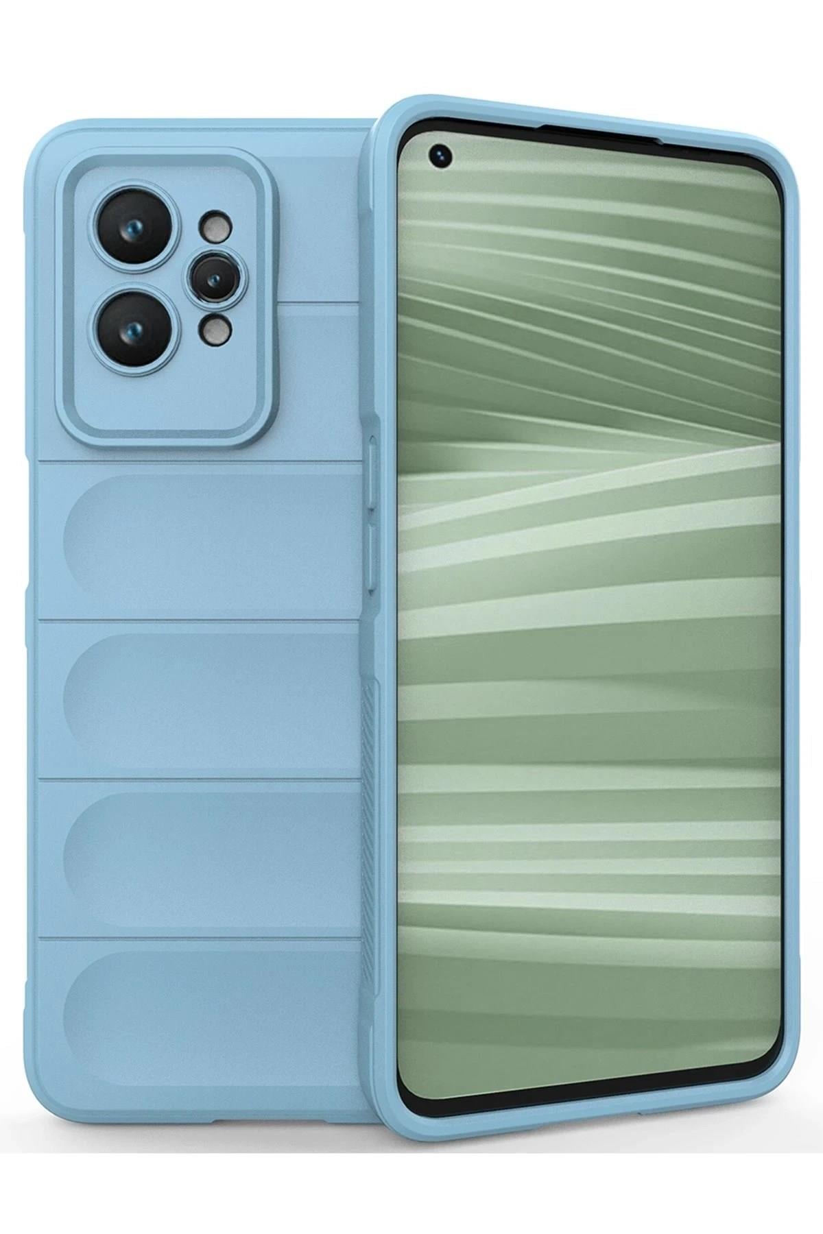 Mey İthalat®  Realme GT2 Pro 5G Kılıf Optimum Silikon - Sky Blue