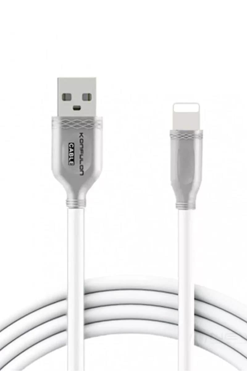 Mey İthalat®  S48 Lightning Kablo iphone Uyumlu 1M 3A - Beyaz