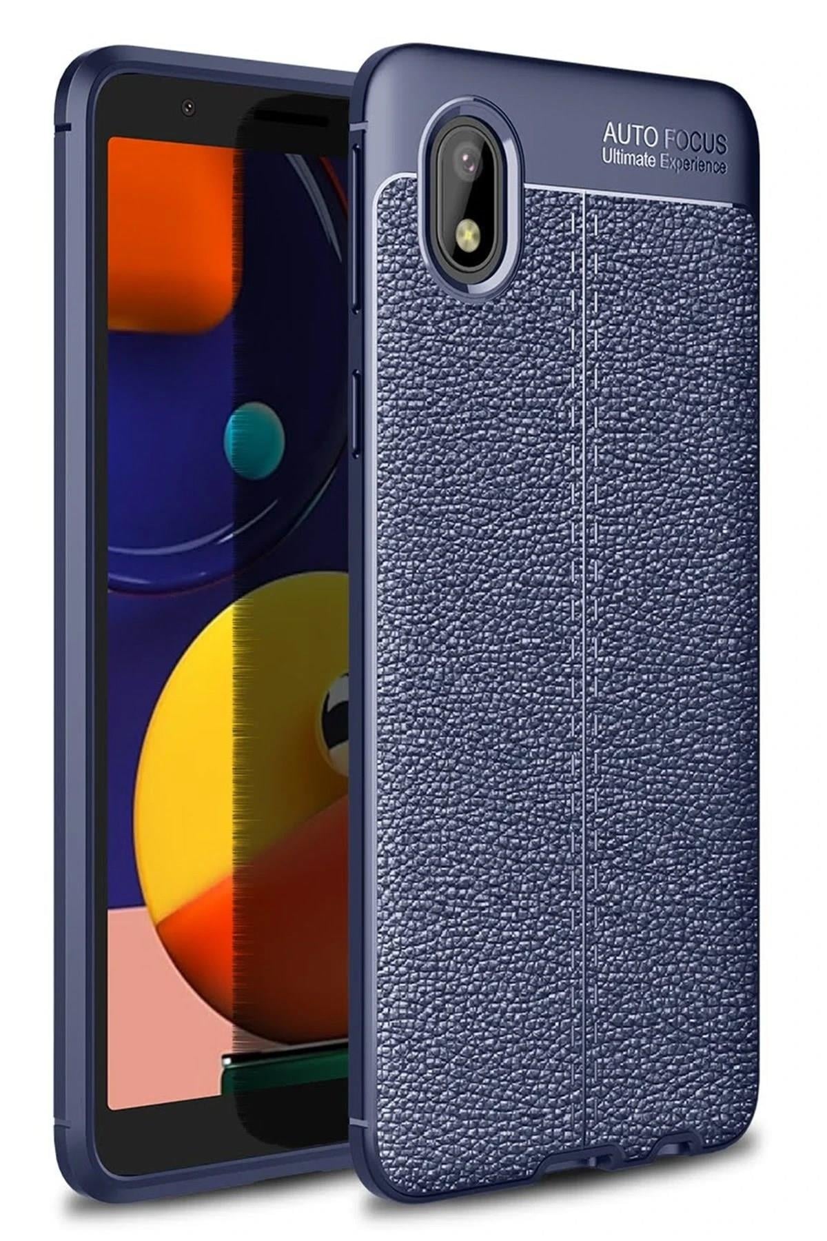Mey İthalat®  Samsung Galaxy A01 Core Kılıf Auto Focus Kapak - Lacivert