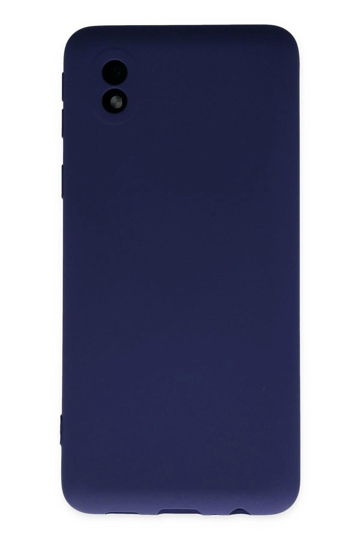 Mey İthalat®  Samsung Galaxy A01 Core Kılıf Nano içi Kadife Silikon - Lacivert