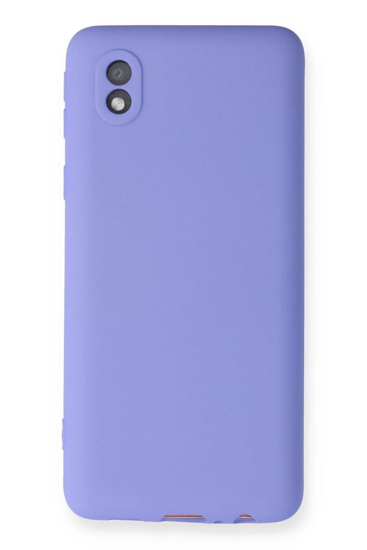 Mey İthalat®  Samsung Galaxy A01 Core Kılıf First Silikon - Lila