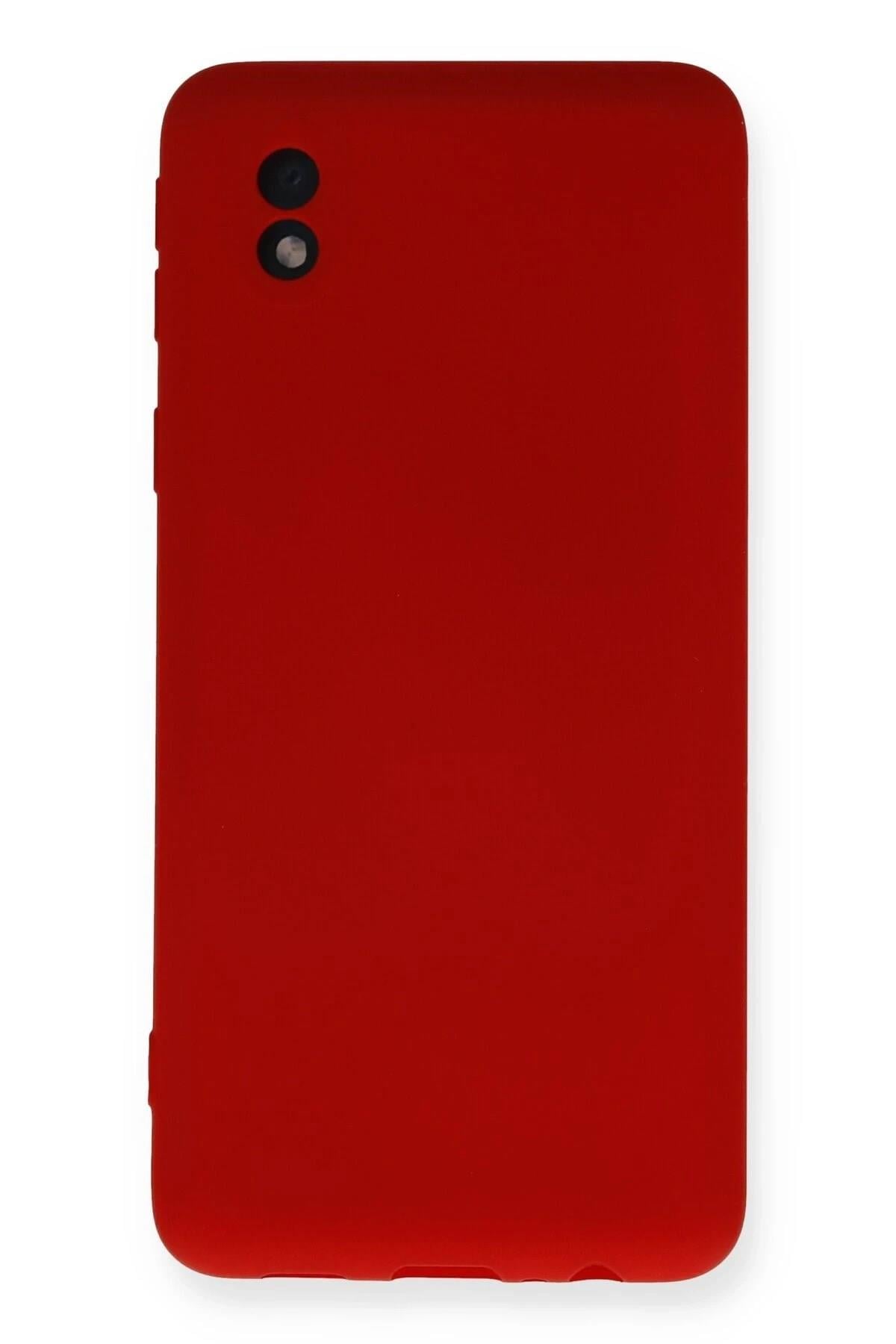 Mey İthalat®  Samsung Galaxy A01 Core Kılıf Nano içi Kadife Silikon - Kırmızı