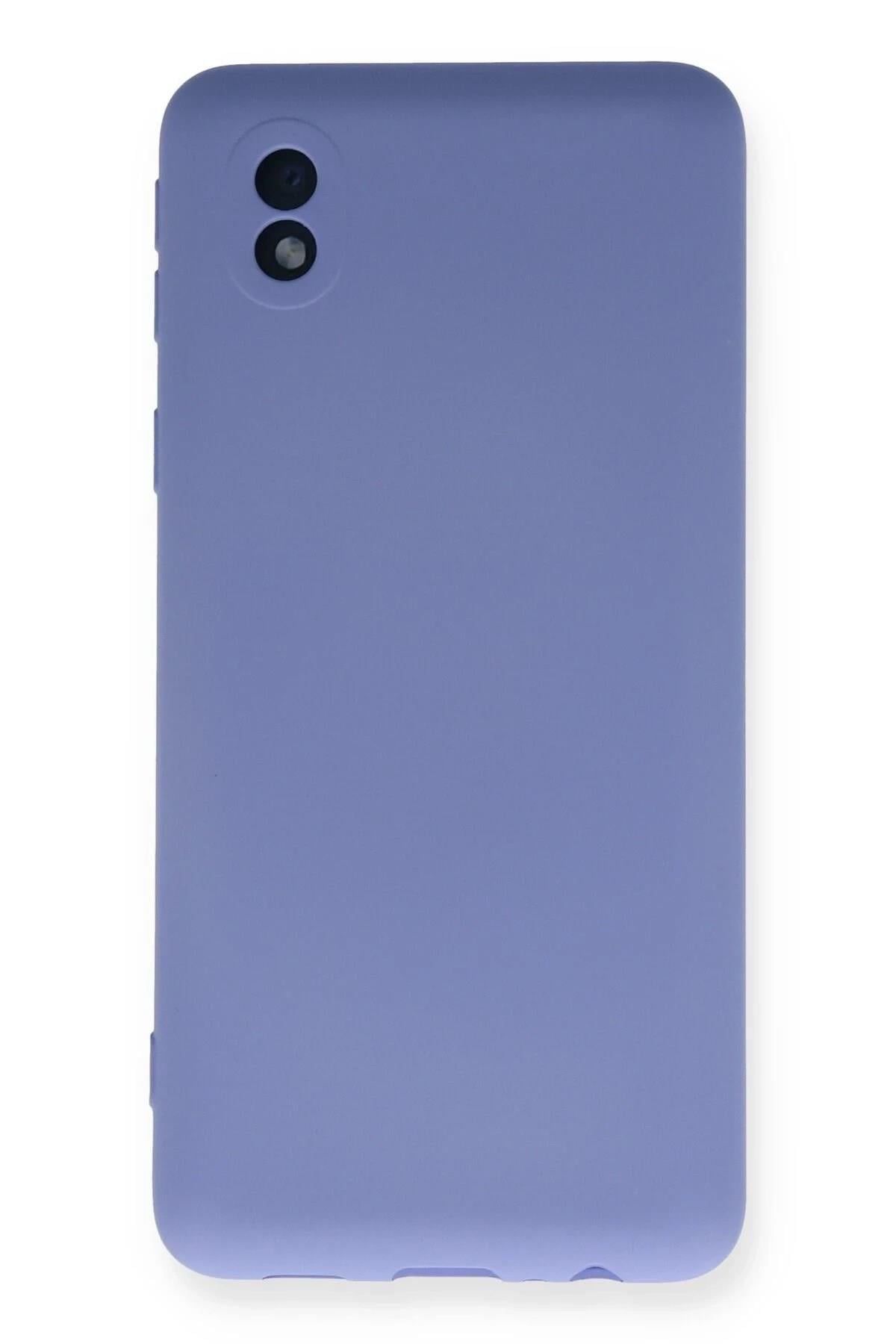 Mey İthalat®  Samsung Galaxy A01 Core Kılıf Nano içi Kadife Silikon - Lila