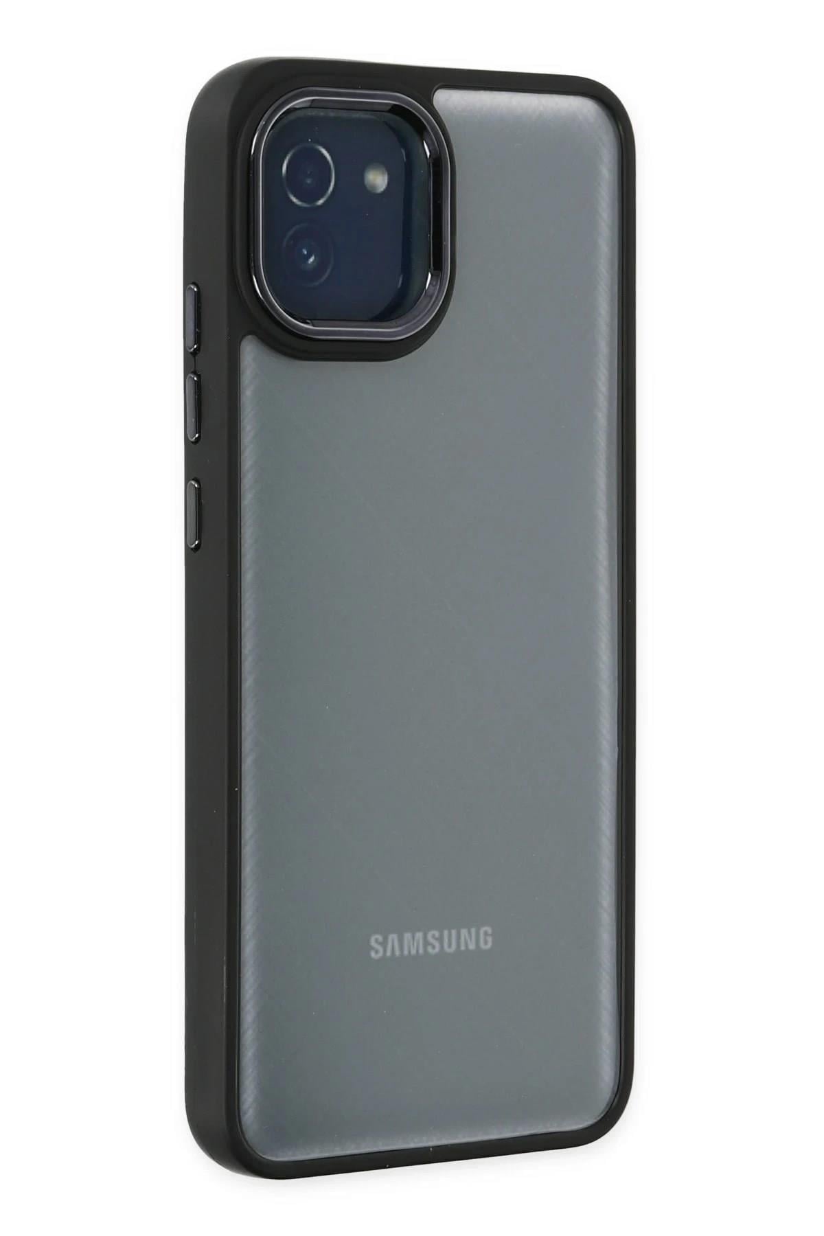Mey İthalat®  Samsung Galaxy A03 Kılıf Dora Kapak - Siyah