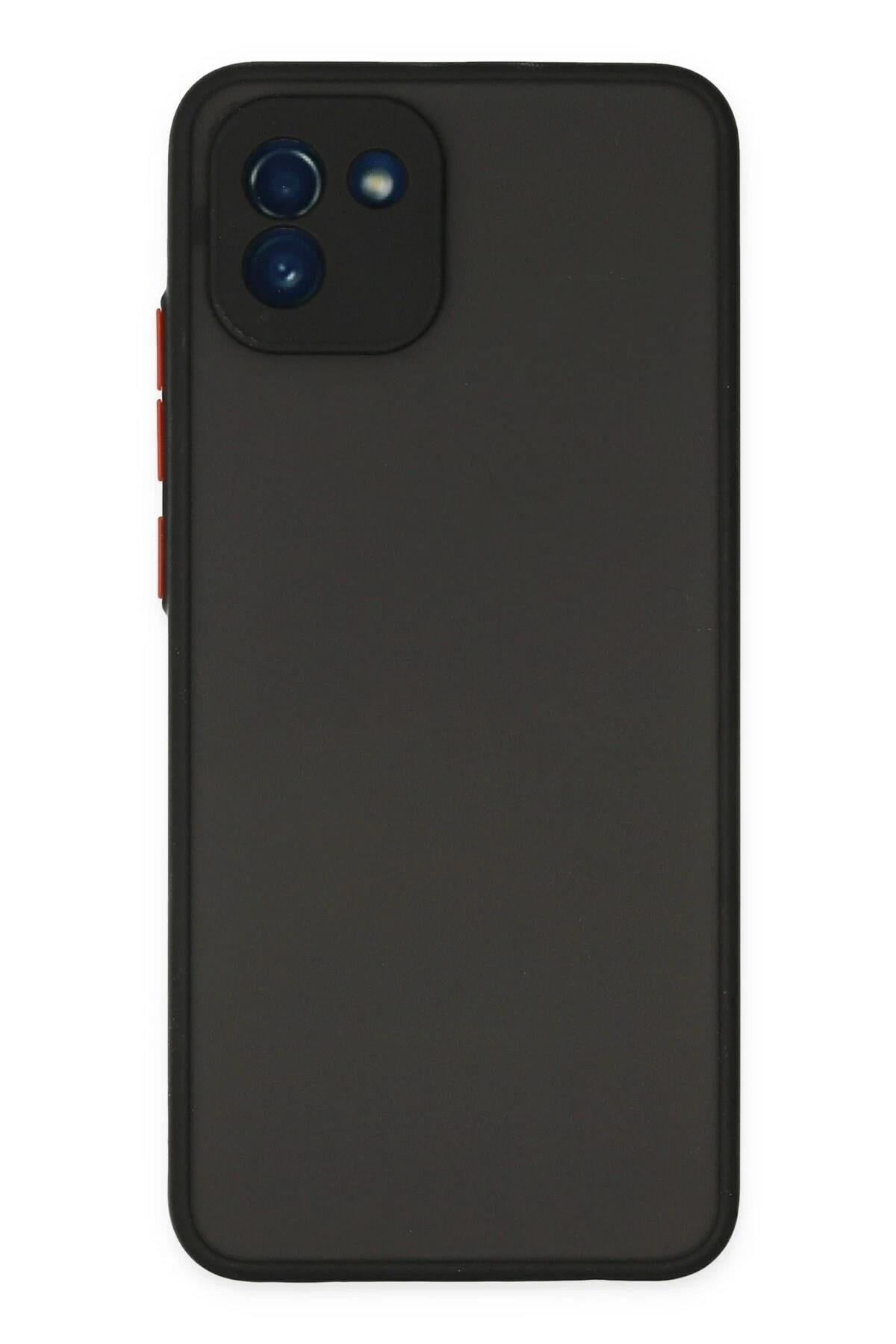 Mey İthalat®  Samsung Galaxy A03 Kılıf Montreal Silikon Kapak - Siyah