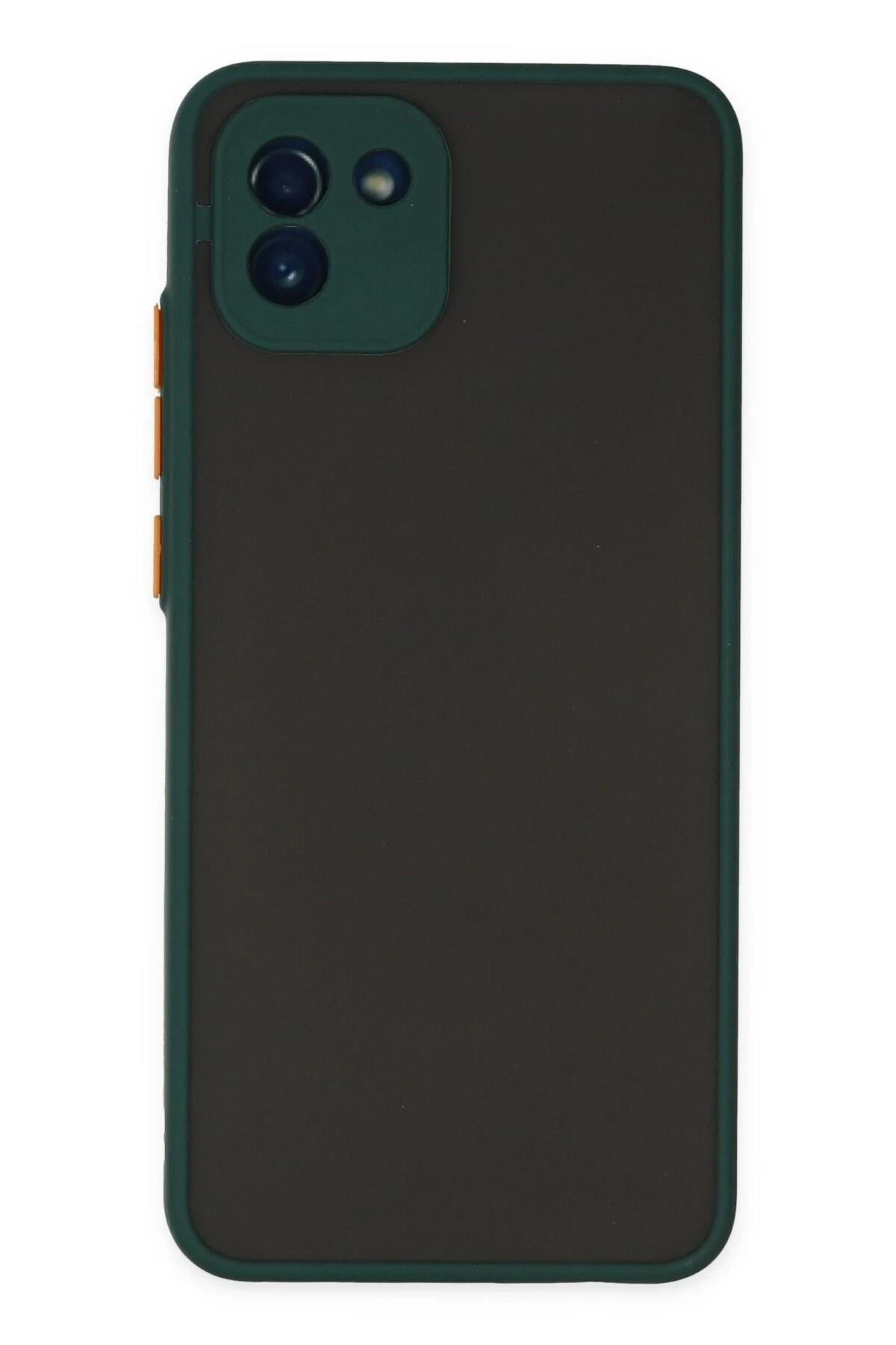 Mey İthalat®  Samsung Galaxy A03 Kılıf Montreal Silikon Kapak - Yeşil