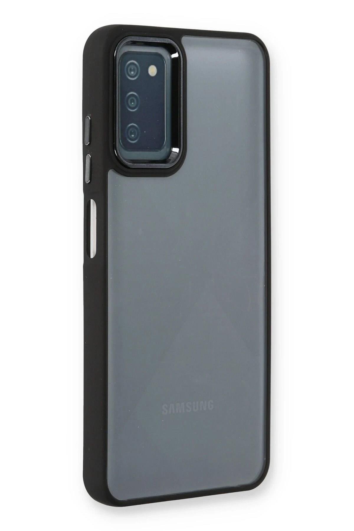 Mey İthalat®  Samsung Galaxy A03S Kılıf Dora Kapak - Siyah