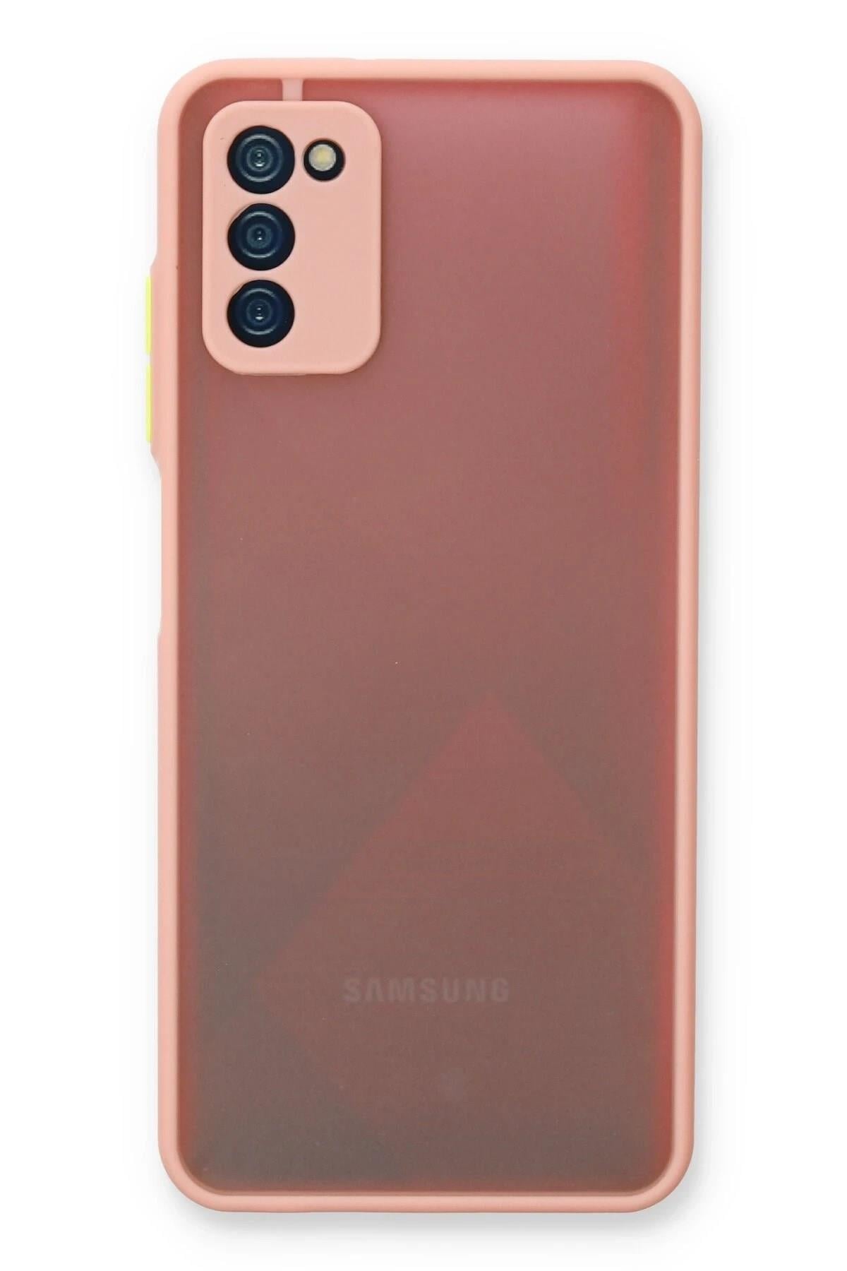 Mey İthalat®  Samsung Galaxy A03S Kılıf Montreal Silikon Kapak - Pembe