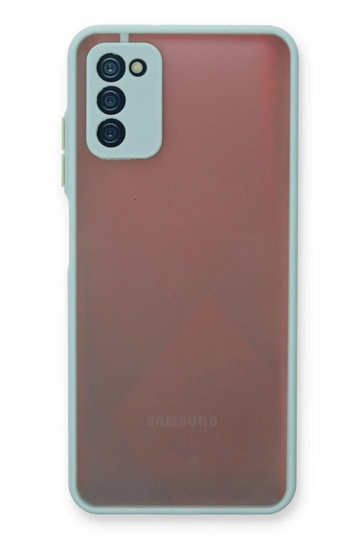 Mey İthalat®  Samsung Galaxy A03S Kılıf Montreal Silikon Kapak - Turkuaz