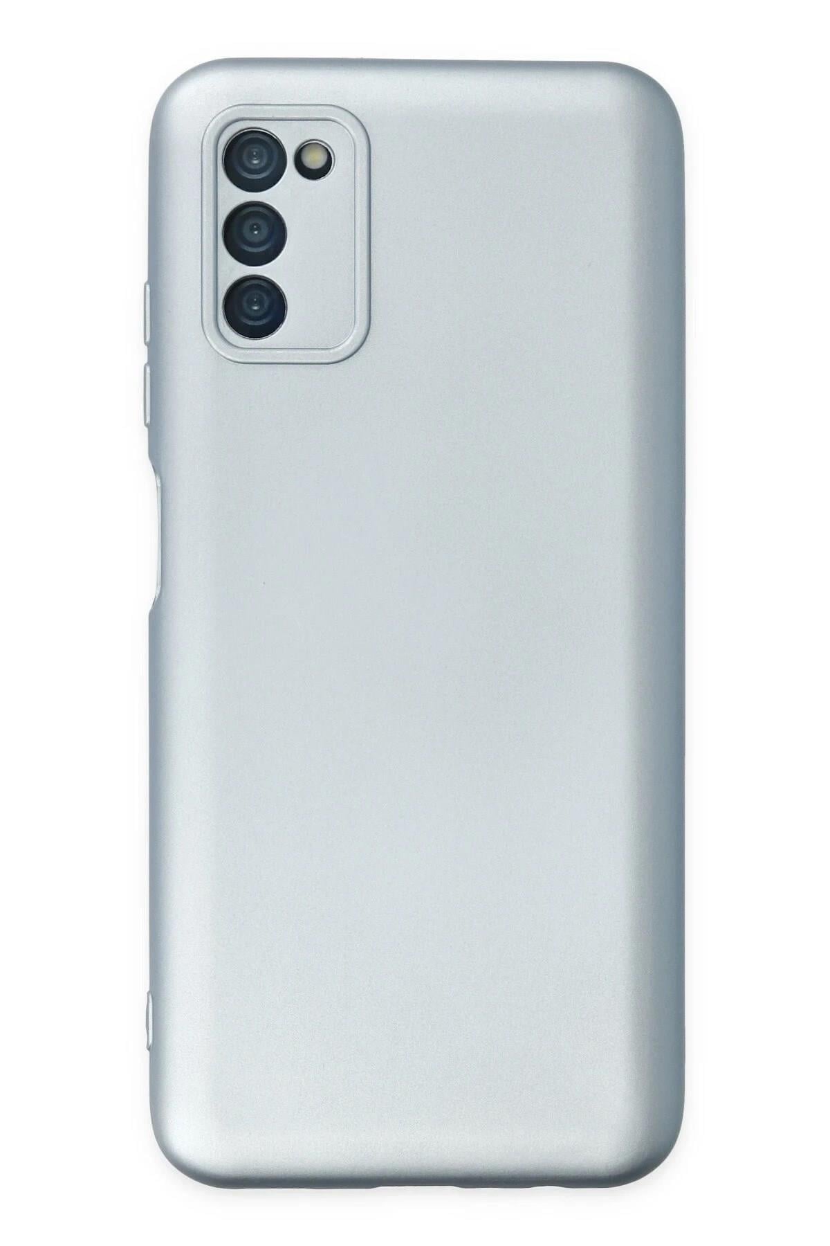Mey İthalat®  Samsung Galaxy A03S Kılıf Nano içi Kadife Silikon - Sky Blue