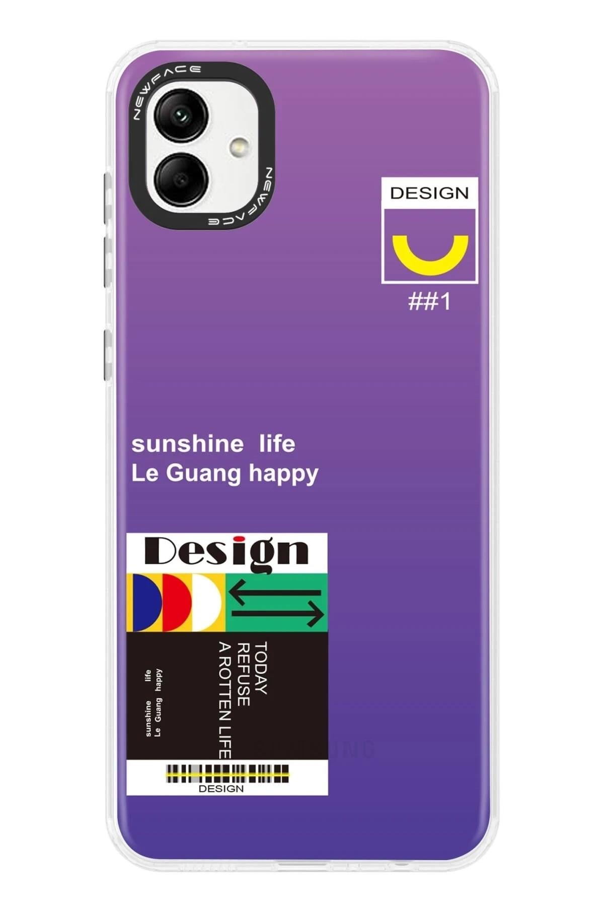 Mey İthalat®  Samsung Galaxy A04 Kılıf Estoril Desenli Kapak - Estoril - 4