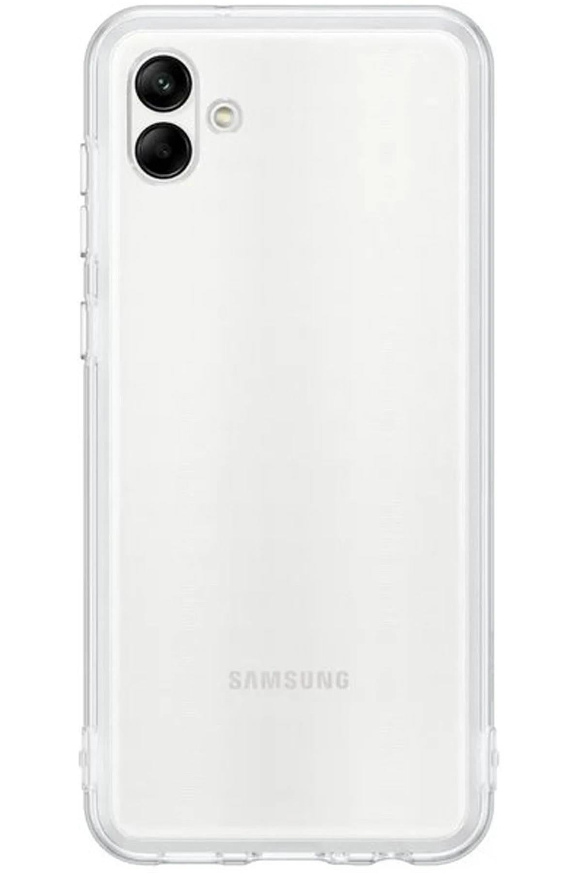 Mey İthalat®  Samsung Galaxy A04 Kılıf Lüx Şeffaf Silikon