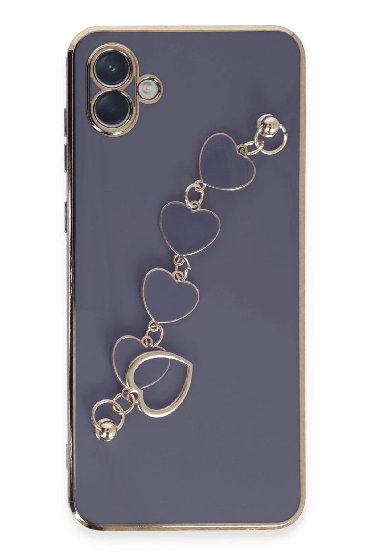 Mey İthalat®  Samsung Galaxy A04E Kılıf Esila Silikon - Gri