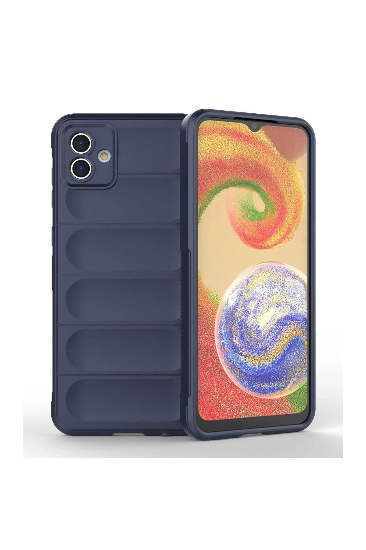 Mey İthalat®  Samsung Galaxy A04E Kılıf Optimum Silikon - Lacivert