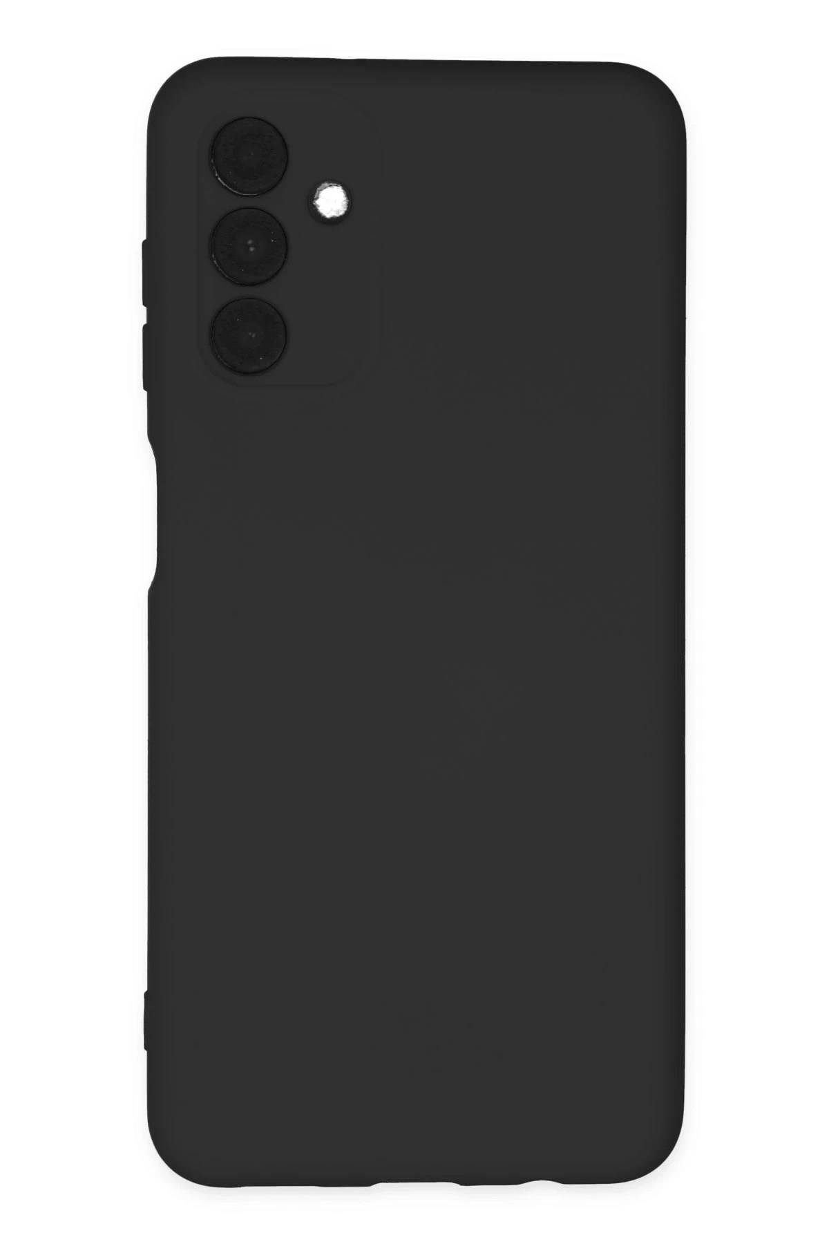 Mey İthalat®  Samsung Galaxy A04S Kılıf Nano içi Kadife Silikon - Siyah