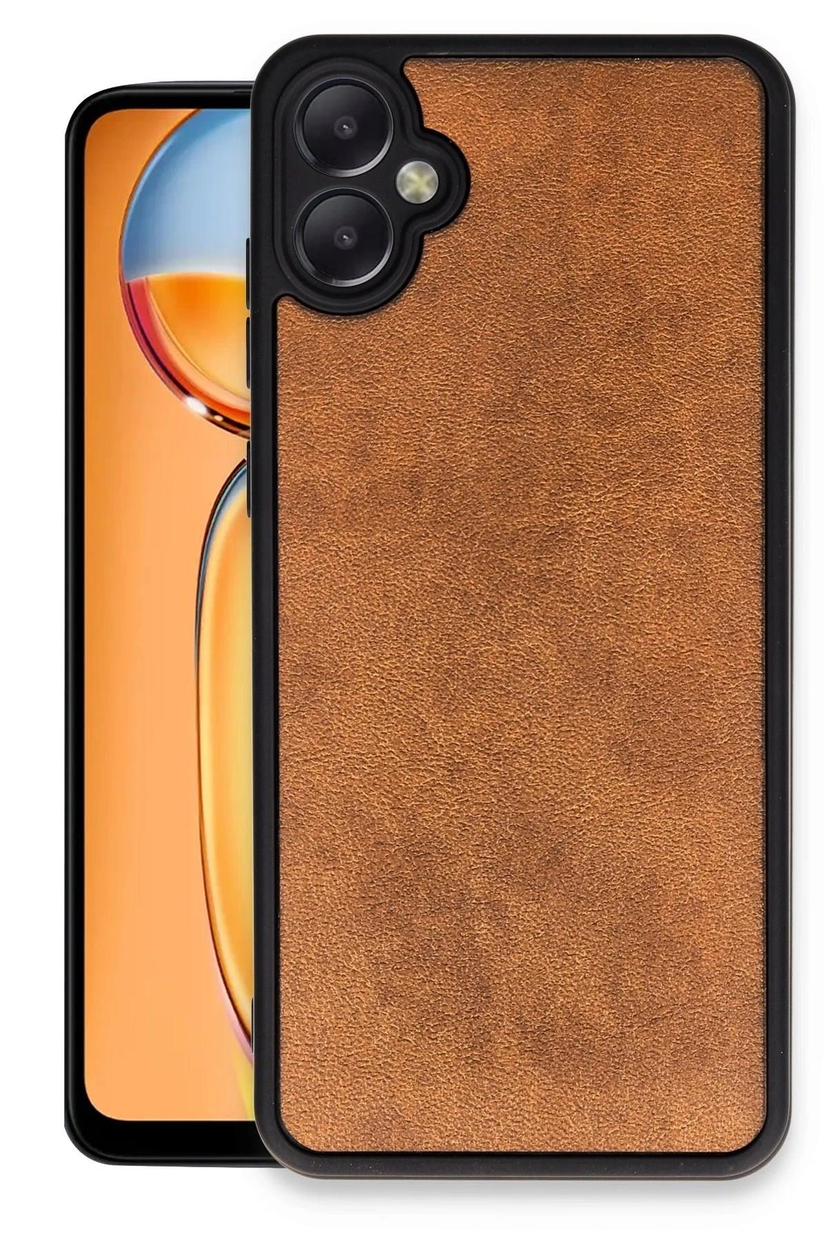 Mey İthalat®  Samsung Galaxy A05 Kılıf Aras Deri Kapak - Taba