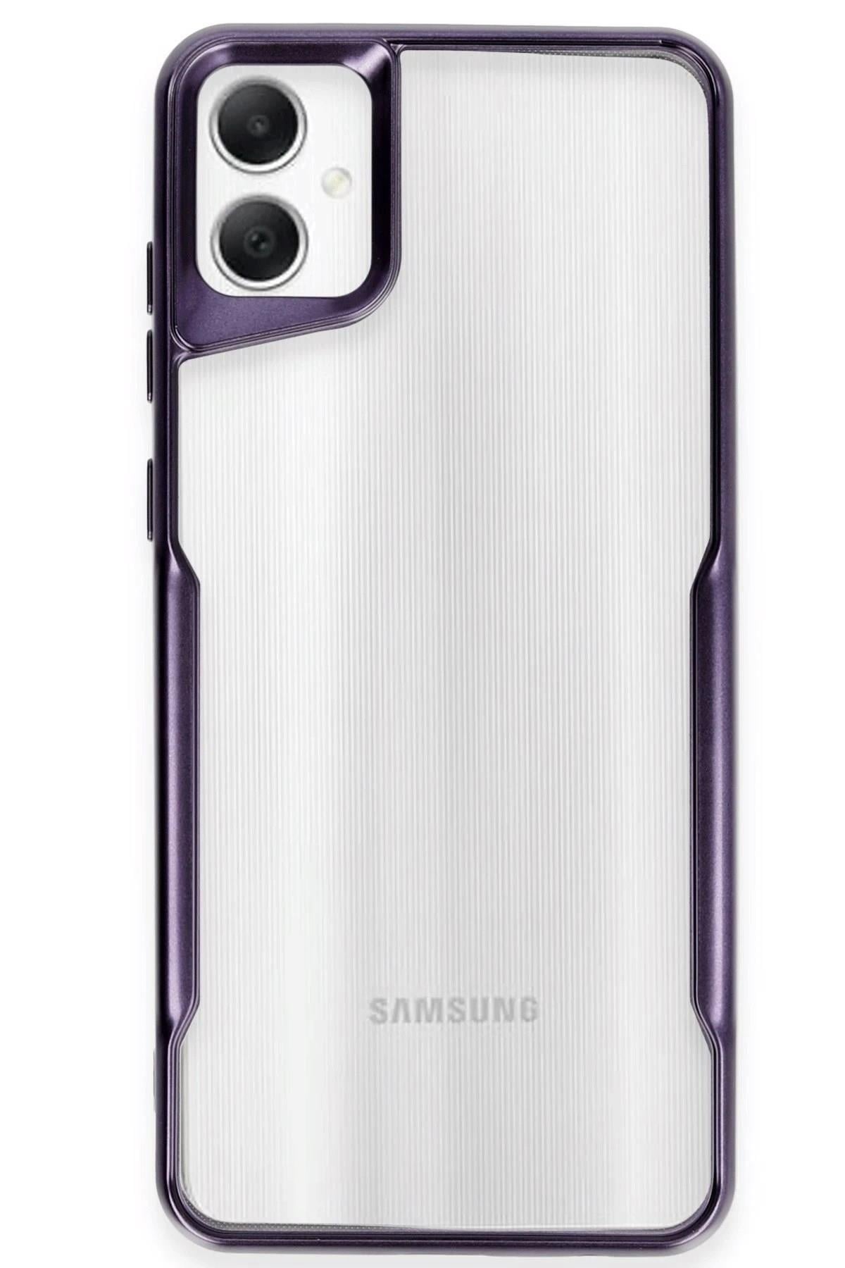 Mey İthalat®  Samsung Galaxy A05 Kılıf Boyi Silikon Kapak - Derin Mor