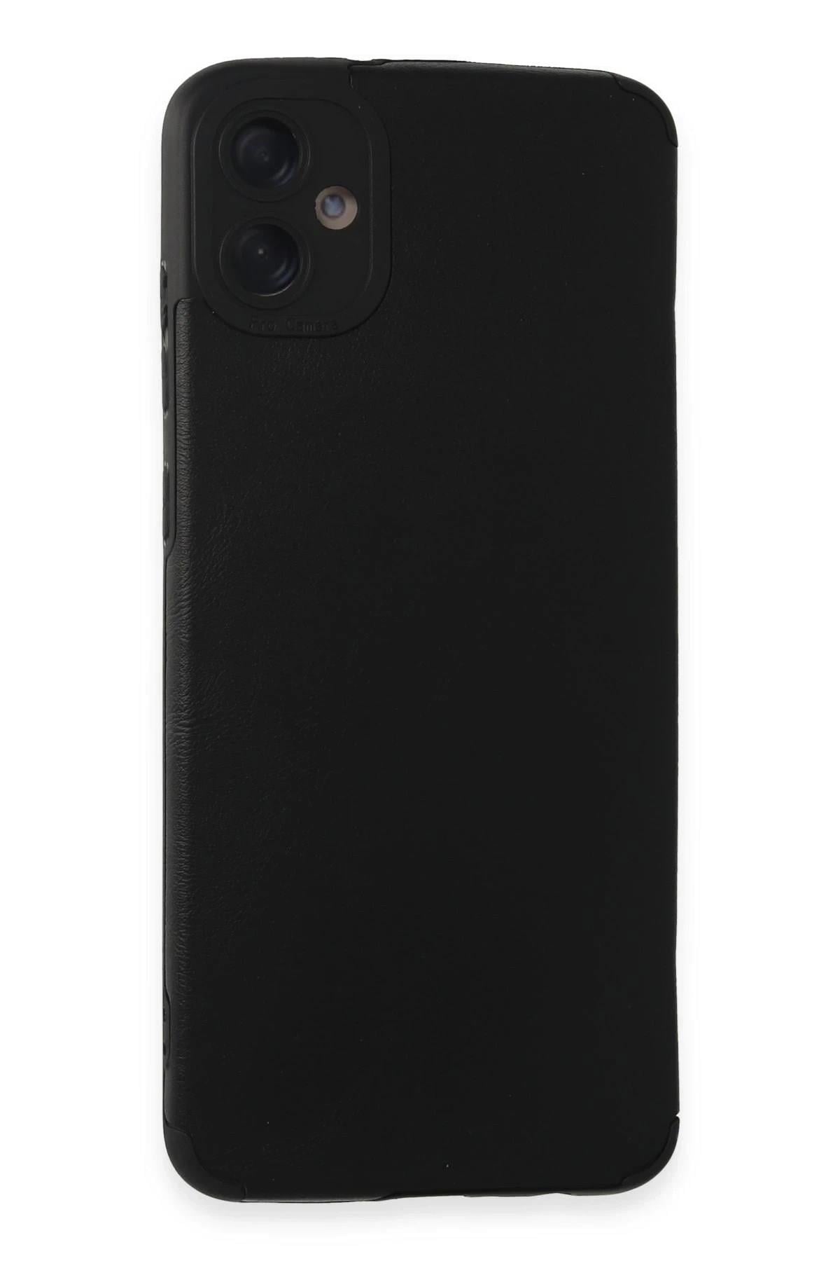 Mey İthalat®  Samsung Galaxy A05 Kılıf Loop Deri Silikon - Siyah