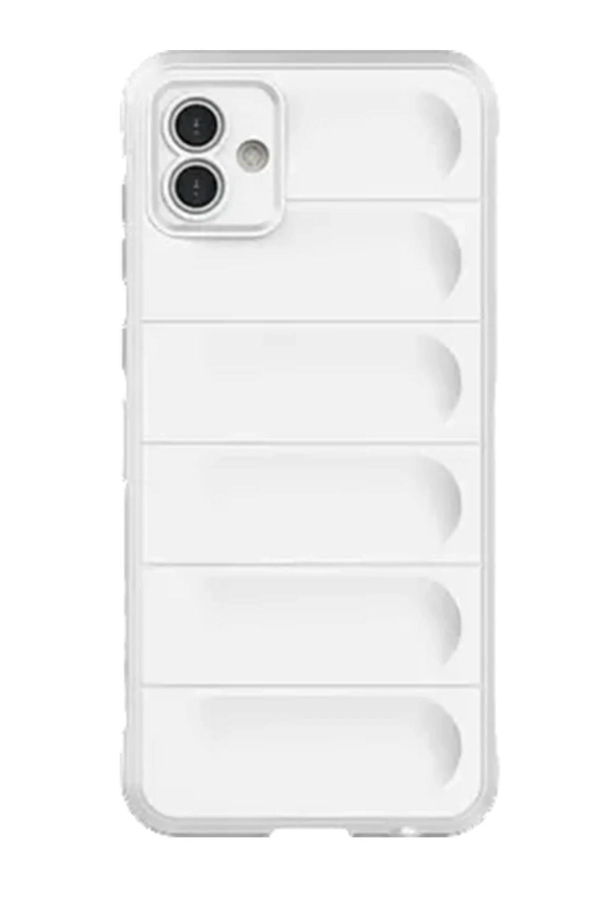 Mey İthalat®  Samsung Galaxy A05 Kılıf Optimum Silikon - Krem