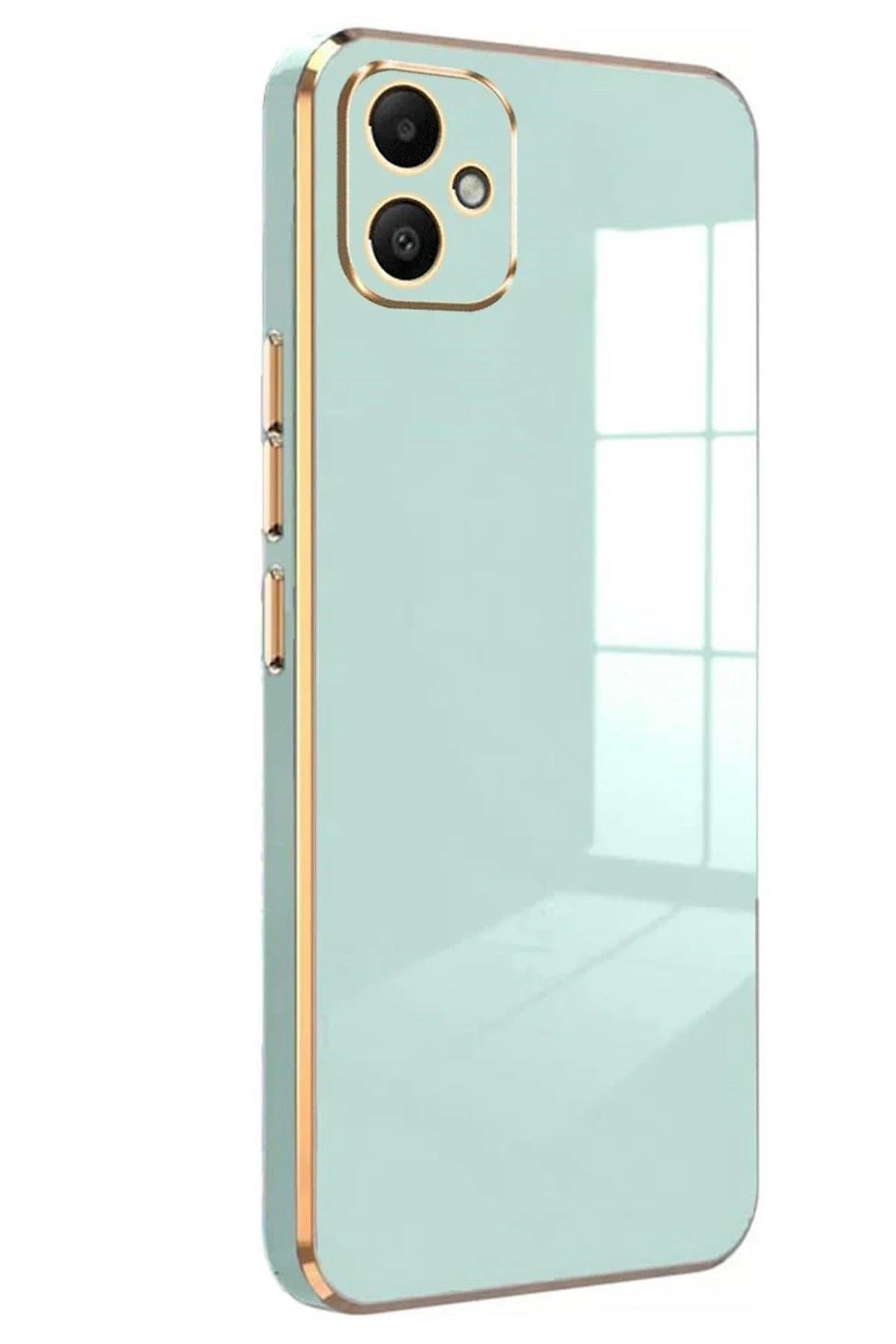 Mey İthalat®  Samsung Galaxy A05 Kılıf Volet Silikon - Açık Yeşil