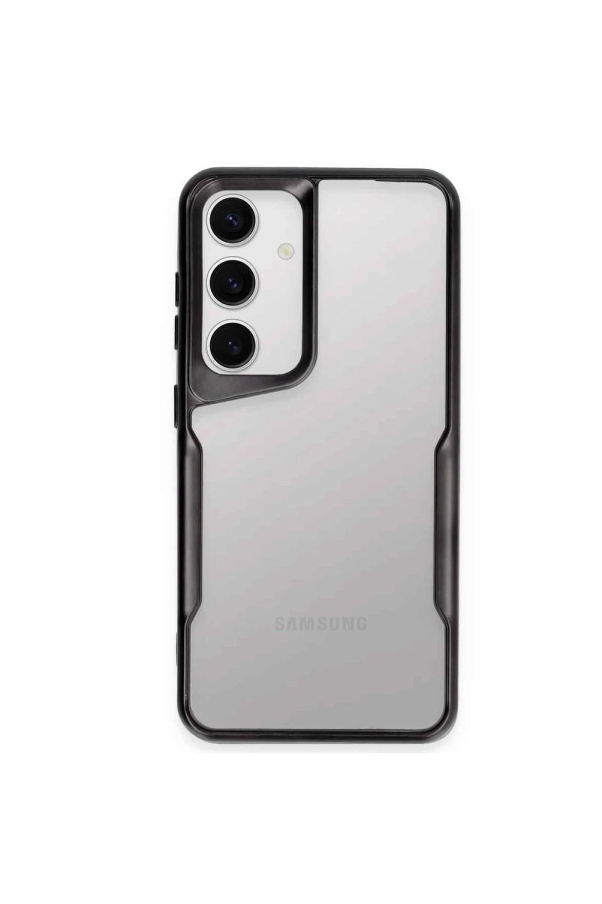 Mey İthalat®  Samsung Galaxy A05S Kılıf Boyi Silikon Kapak - Siyah