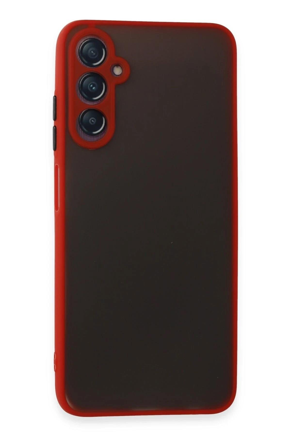 Mey İthalat®  Samsung Galaxy A05S Kılıf Montreal Silikon Kapak - Kırmızı