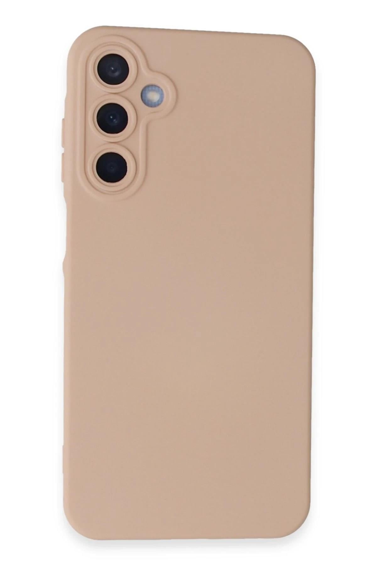 Mey İthalat®  Samsung Galaxy A05S Kılıf Nano içi Kadife Silikon - Pudra