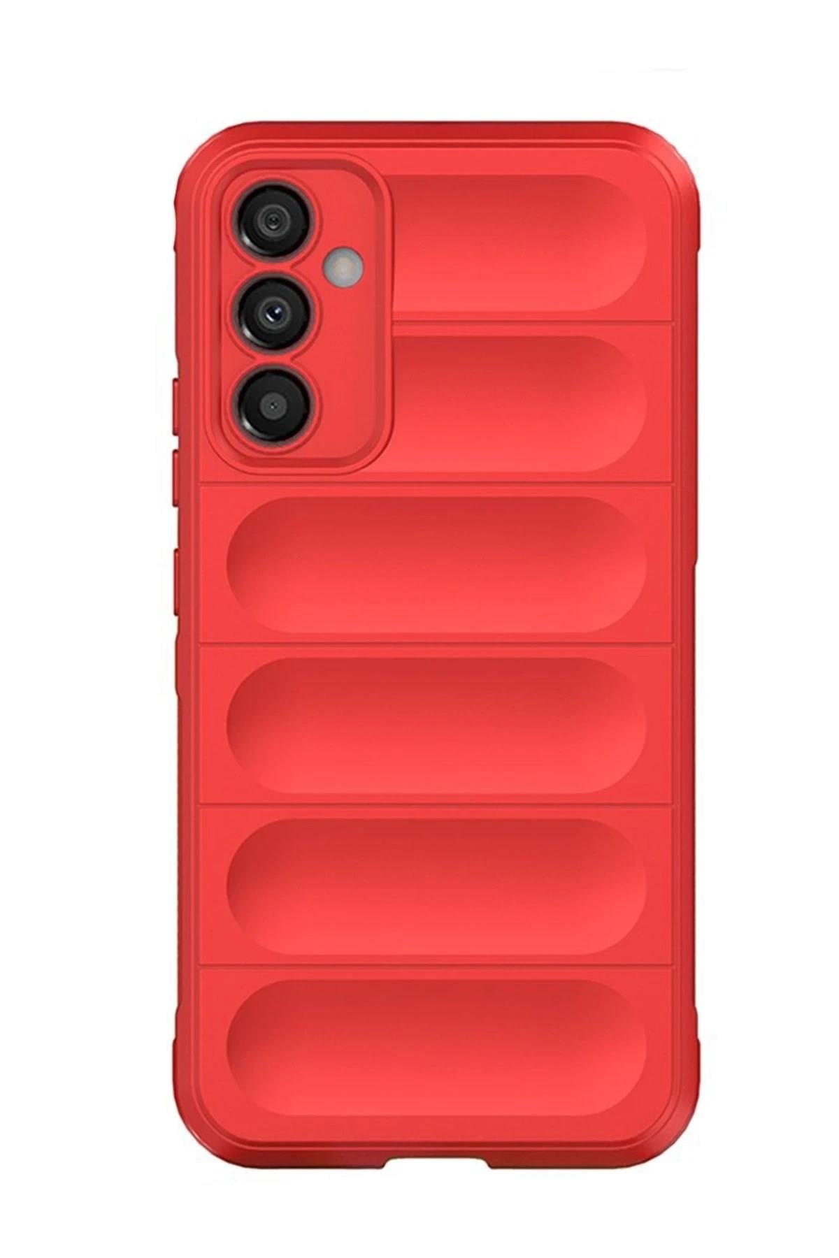 Mey İthalat®  Samsung Galaxy A05S Kılıf Optimum Silikon - Kırmızı