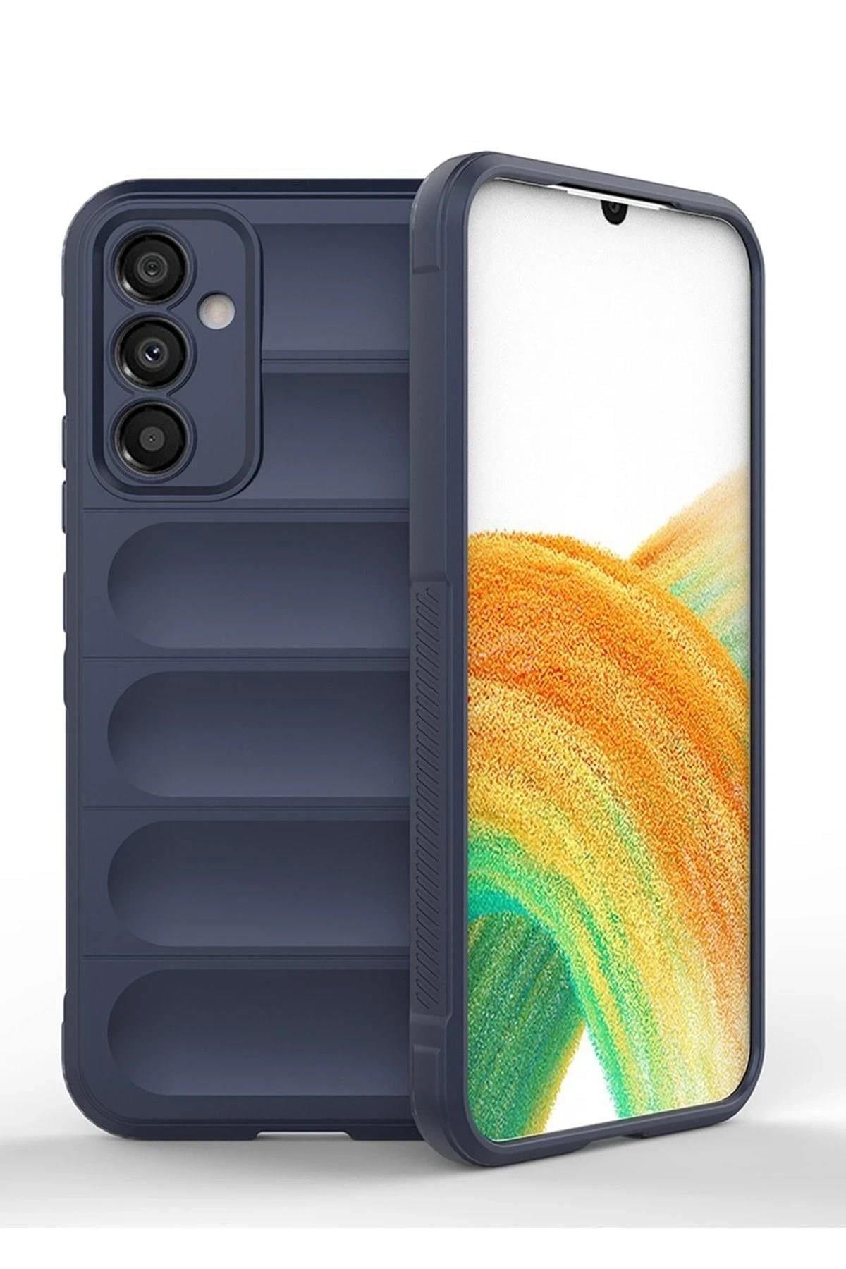 Mey İthalat®  Samsung Galaxy A05S Kılıf Optimum Silikon - Lacivert
