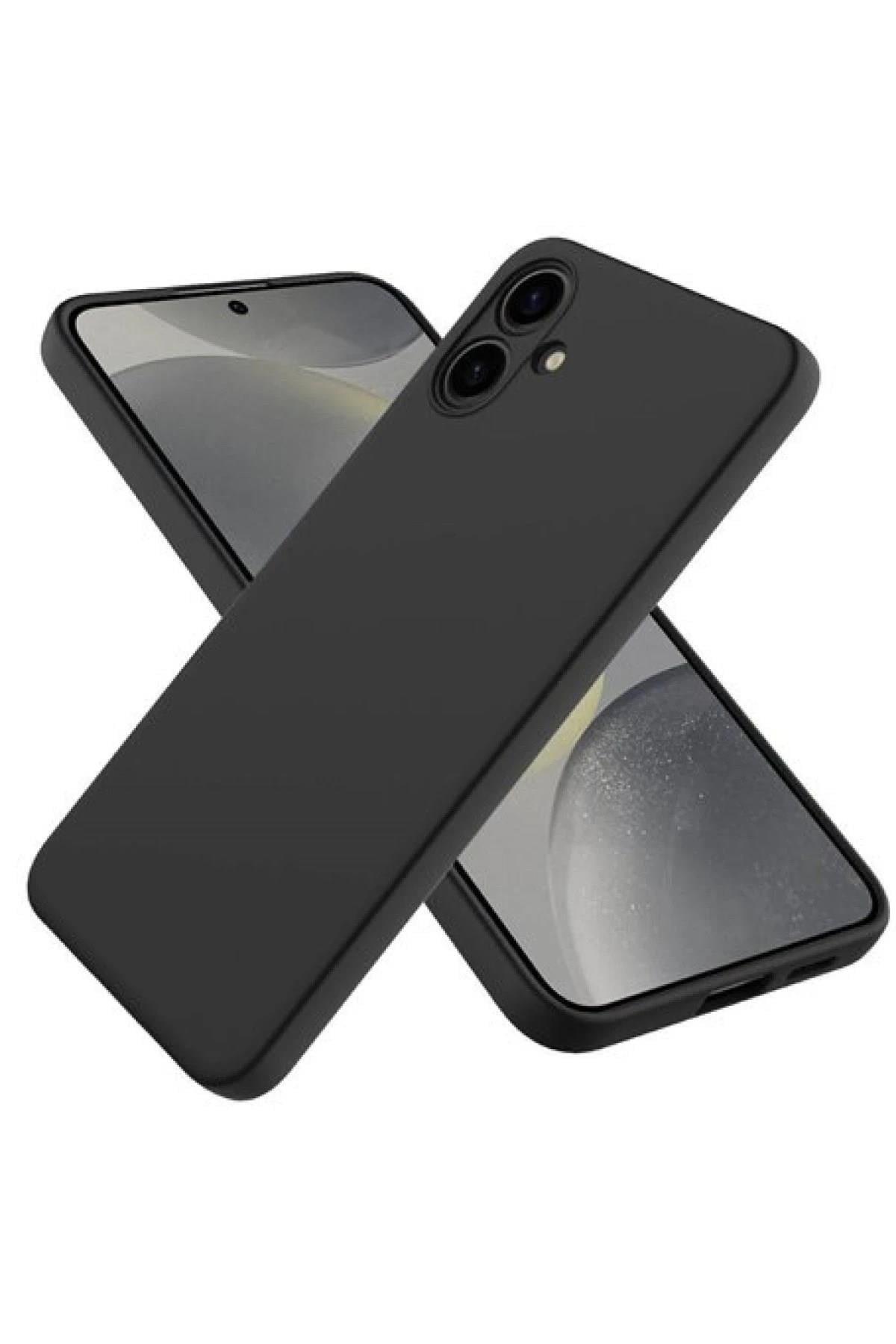 Mey İthalat®  Samsung Galaxy A06 Kılıf First Silikon - Siyah