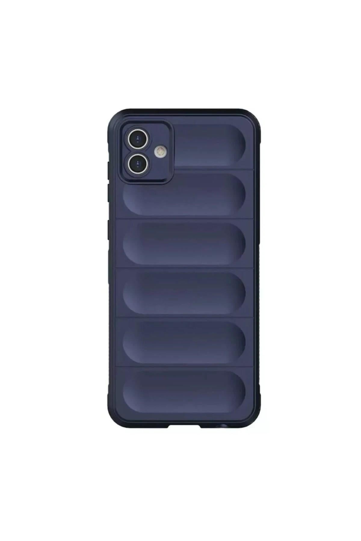Mey İthalat®  Samsung Galaxy A06 Kılıf Optimum Silikon - Lacivert