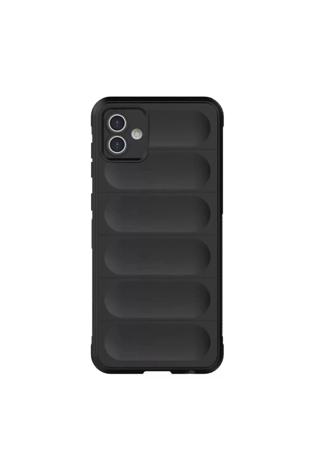 Mey İthalat®  Samsung Galaxy A06 Kılıf Optimum Silikon - Siyah
