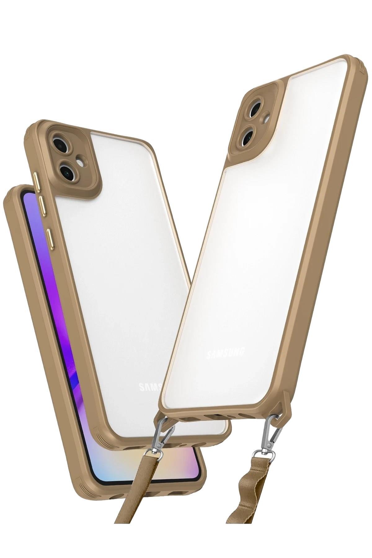 Mey İthalat®  Samsung Galaxy A06 Kılıf Penta Silikon Kılıf - Çöl Titanyum