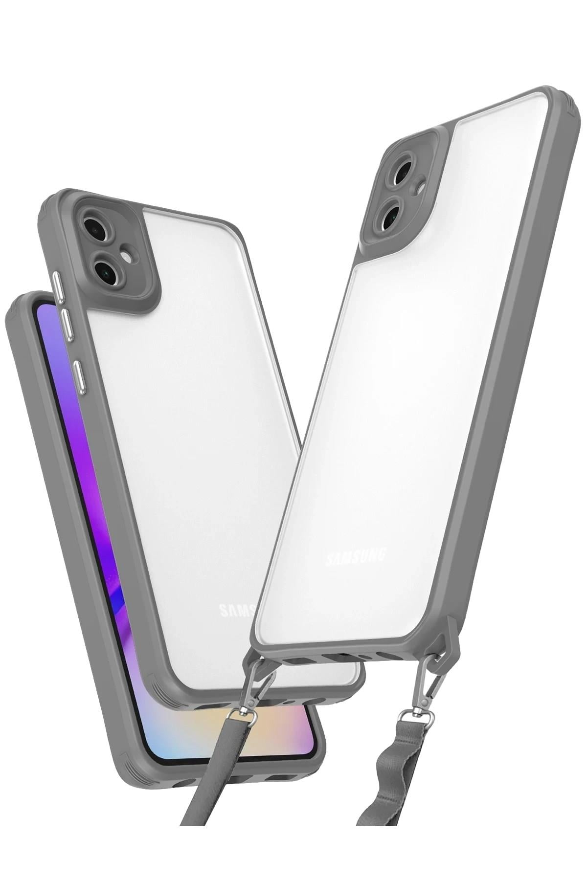 Mey İthalat®  Samsung Galaxy A06 Kılıf Penta Silikon Kılıf - Titan Gri