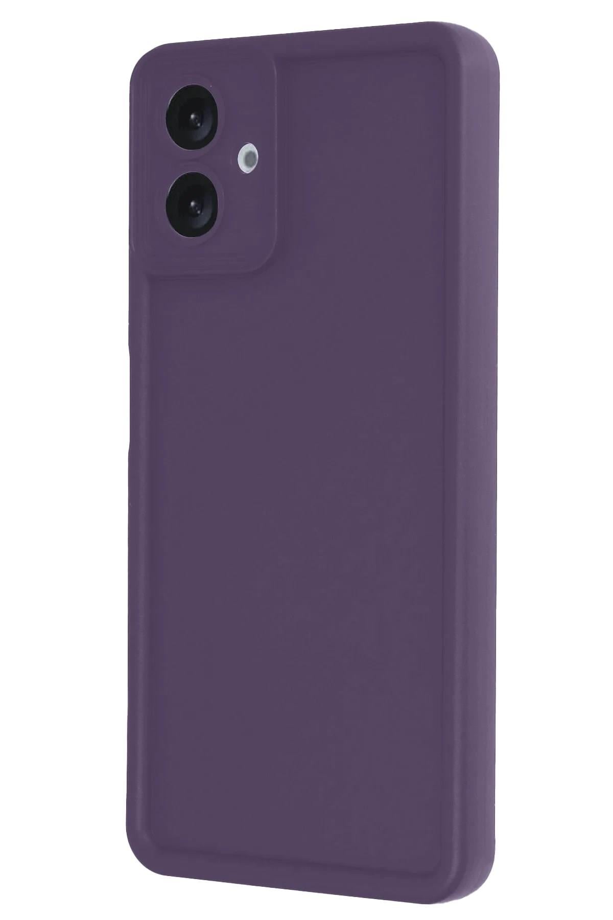 Mey İthalat®  Samsung Galaxy A06 Kılıf Viera Silikon - Mürdüm