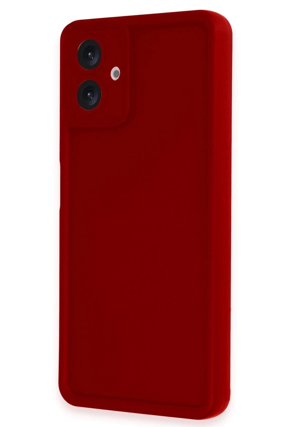 Mey İthalat®  Samsung Galaxy A06 Kılıf Viera Silikon - Kırmızı